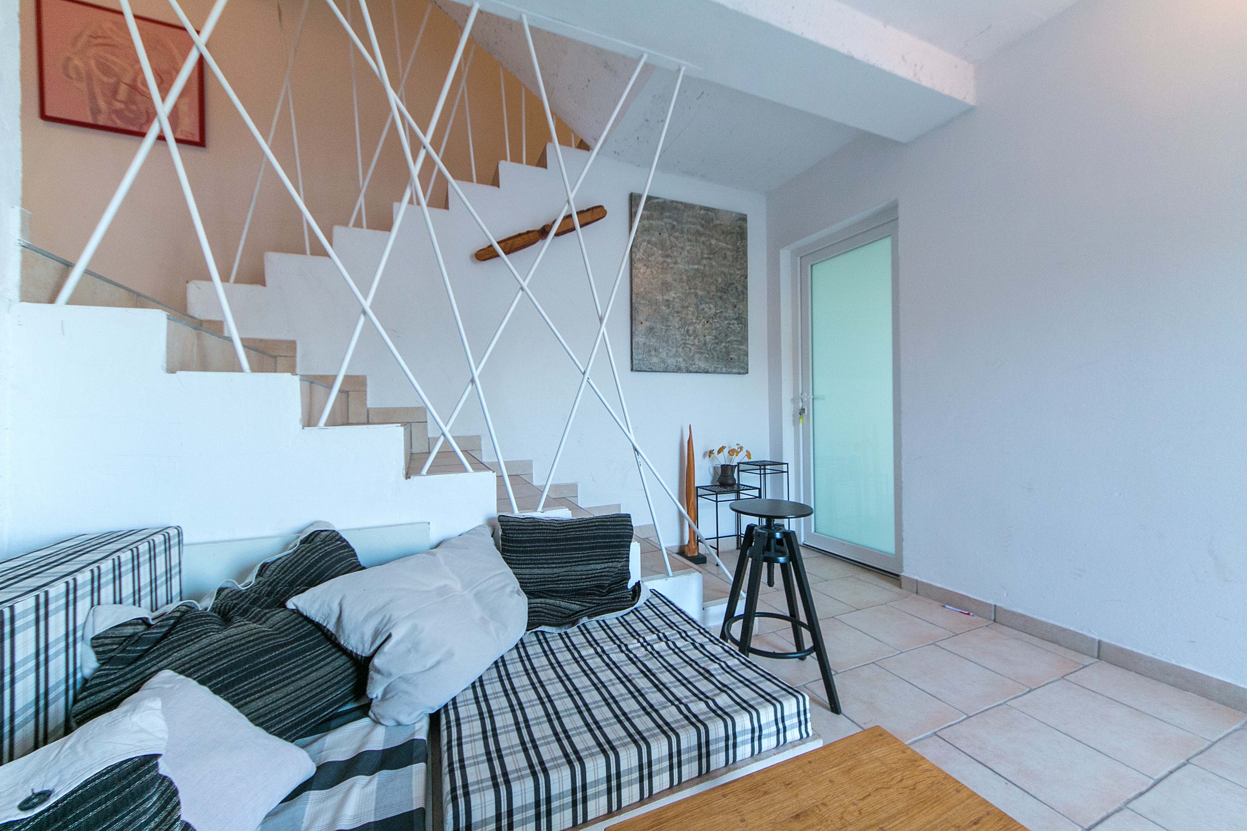 One bedroom apartment with terrace and sea view Brela, Makarska  A-b