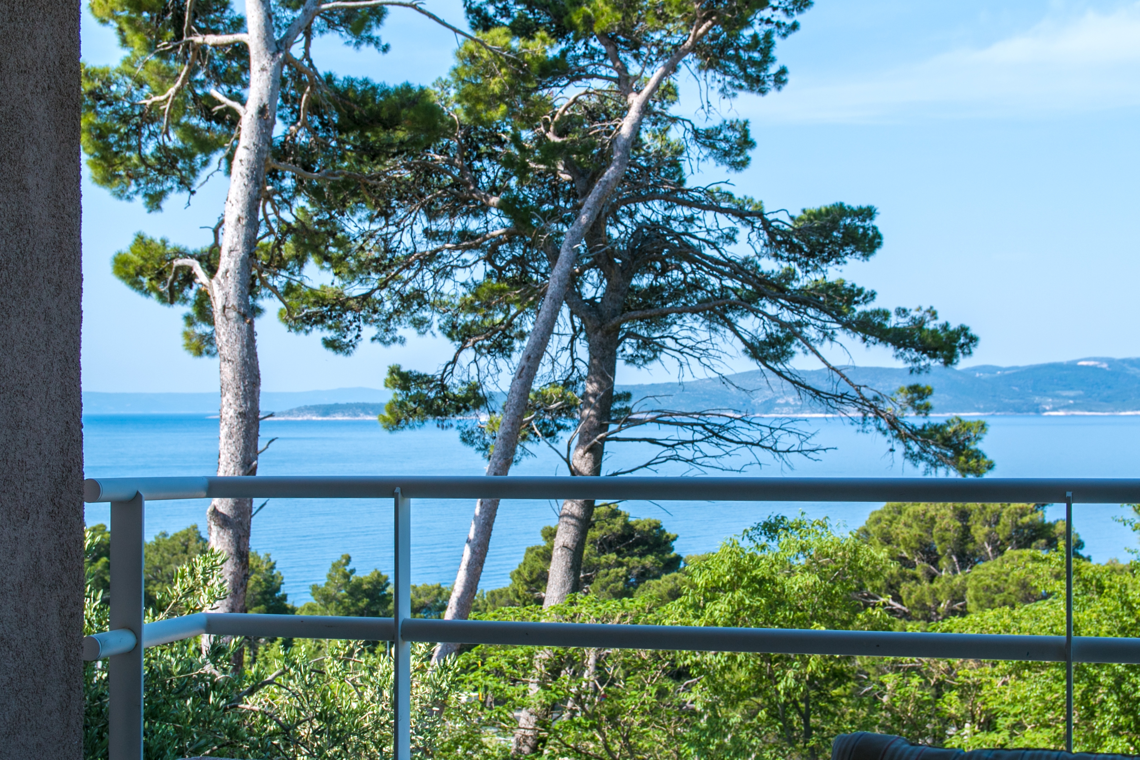 One bedroom apartment with terrace and sea view Brela, Makarska  A-b