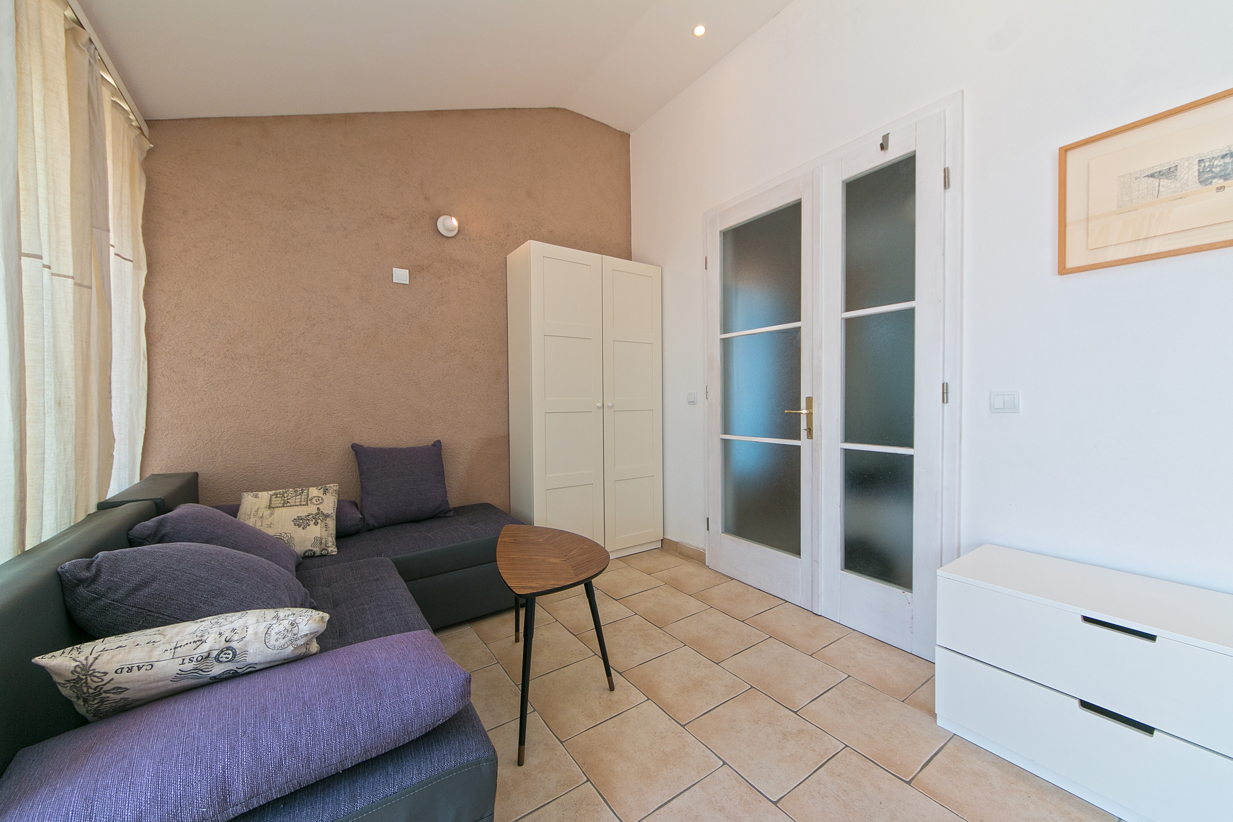 One bedroom apartment with terrace and sea view Brela (Makarska) (A-16596-d)