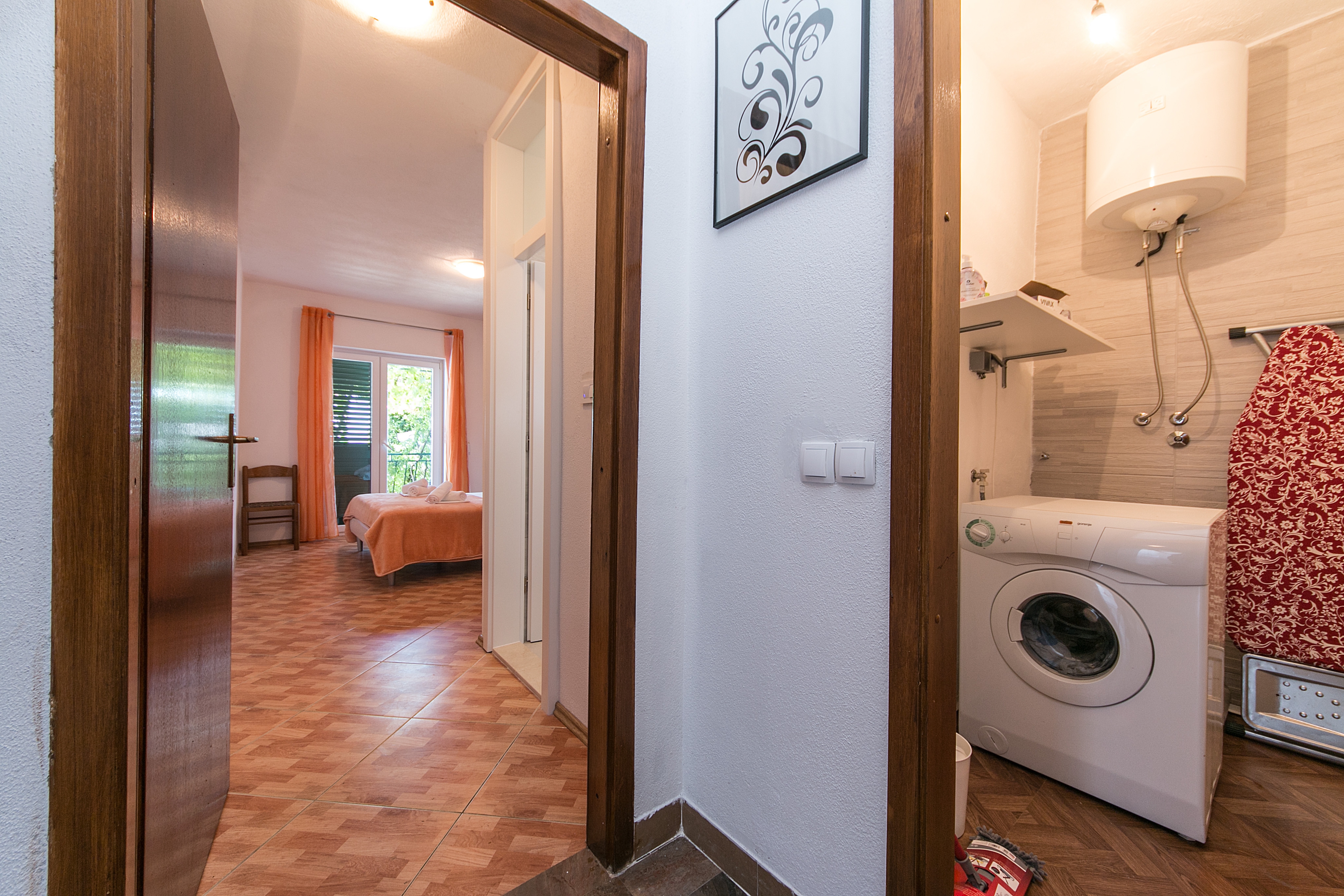 Two bedroom apartment with terrace and sea view Brela, Makarska  A-a