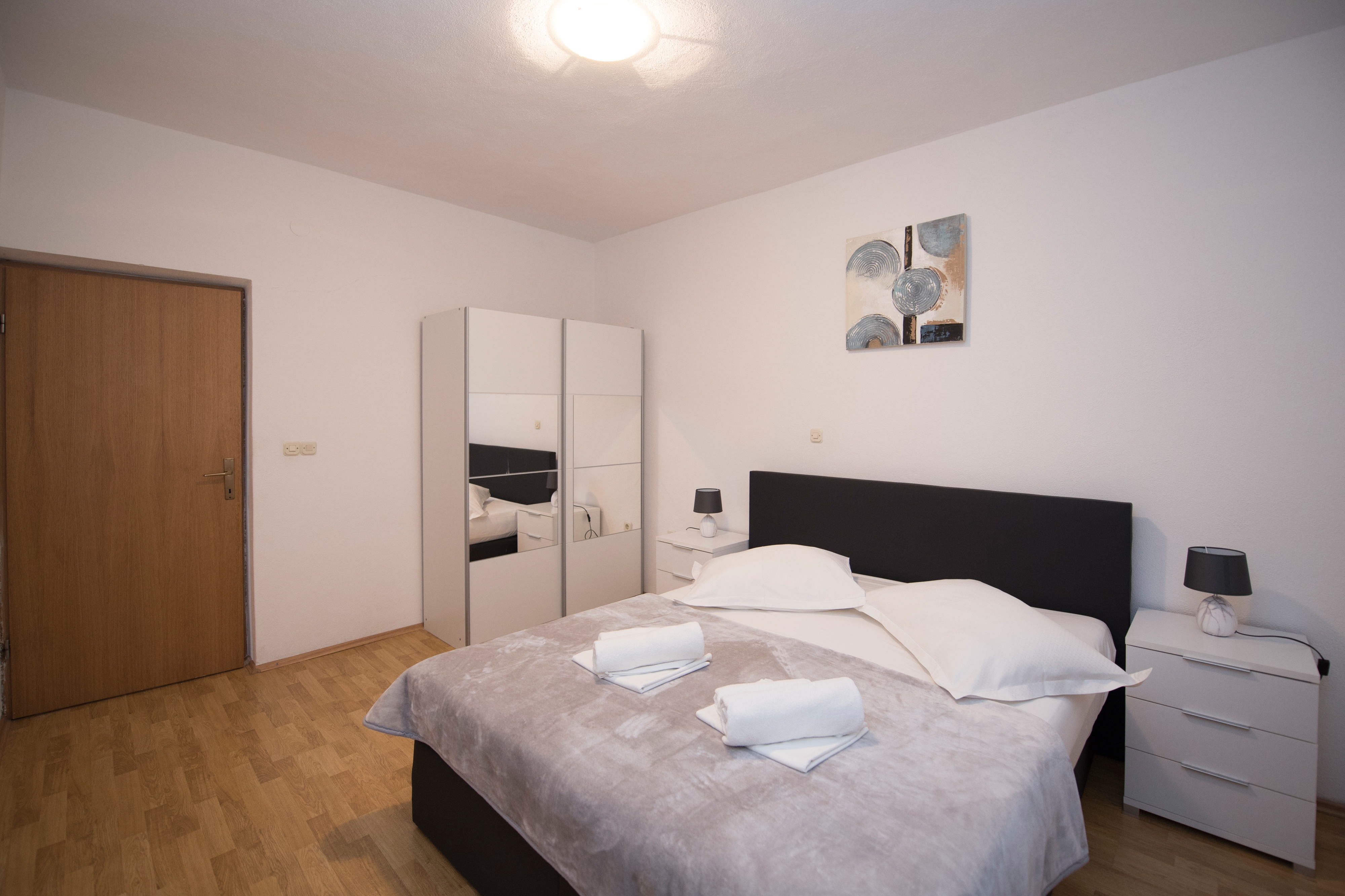 Two bedroom apartment with balcony and sea view Brela, Makarska  A-b