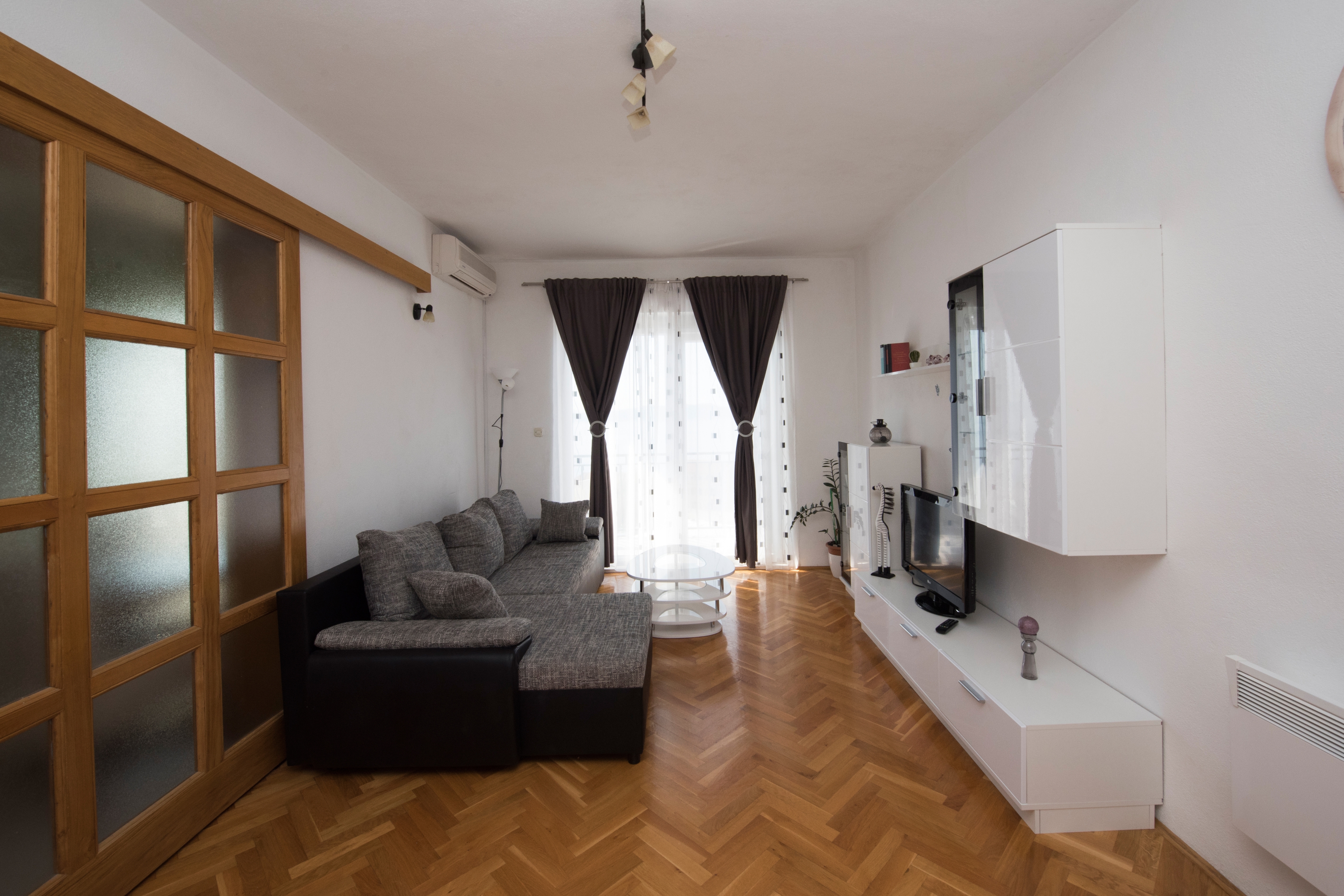 Two bedroom apartment with balcony and sea view Brela (Makarska) (A-16603-b)