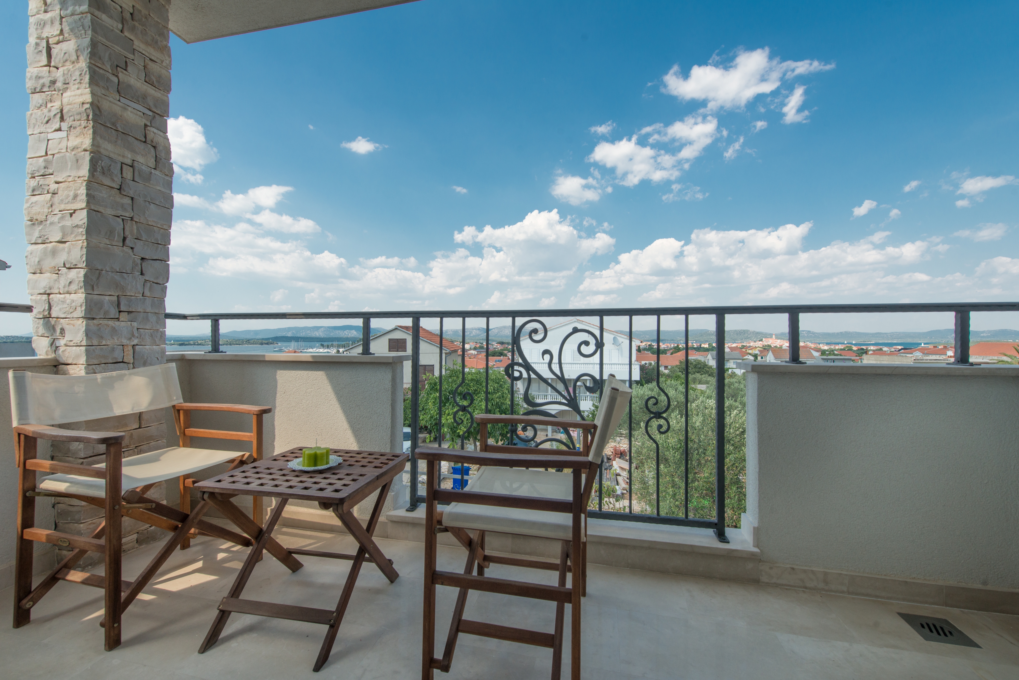 Two bedroom apartment with terrace and sea view Murter (A-16655-c)