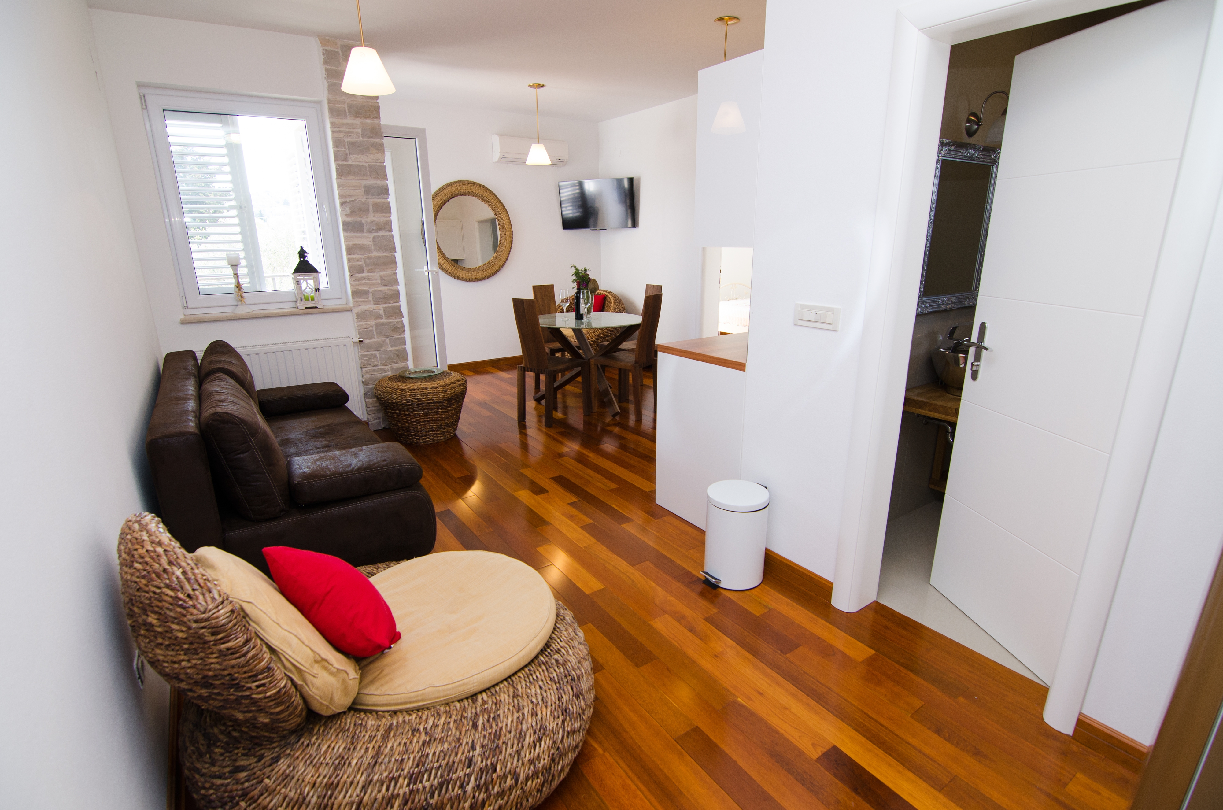 Two bedroom apartment with terrace and sea view Murter (A-16655-g)