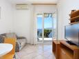 Obývací pokoj Okrug Donji, Obývací pokoj v ubytování typu apartment, s klimatizací a WiFi.