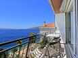 Okrug Donji, Balcon 1 dans l’hébergement en type apartment, avec la vue sur la mer et WiFi.