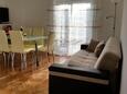Obývací pokoj Seget Vranjica, Obývací pokoj v ubytování typu apartment, WiFi.