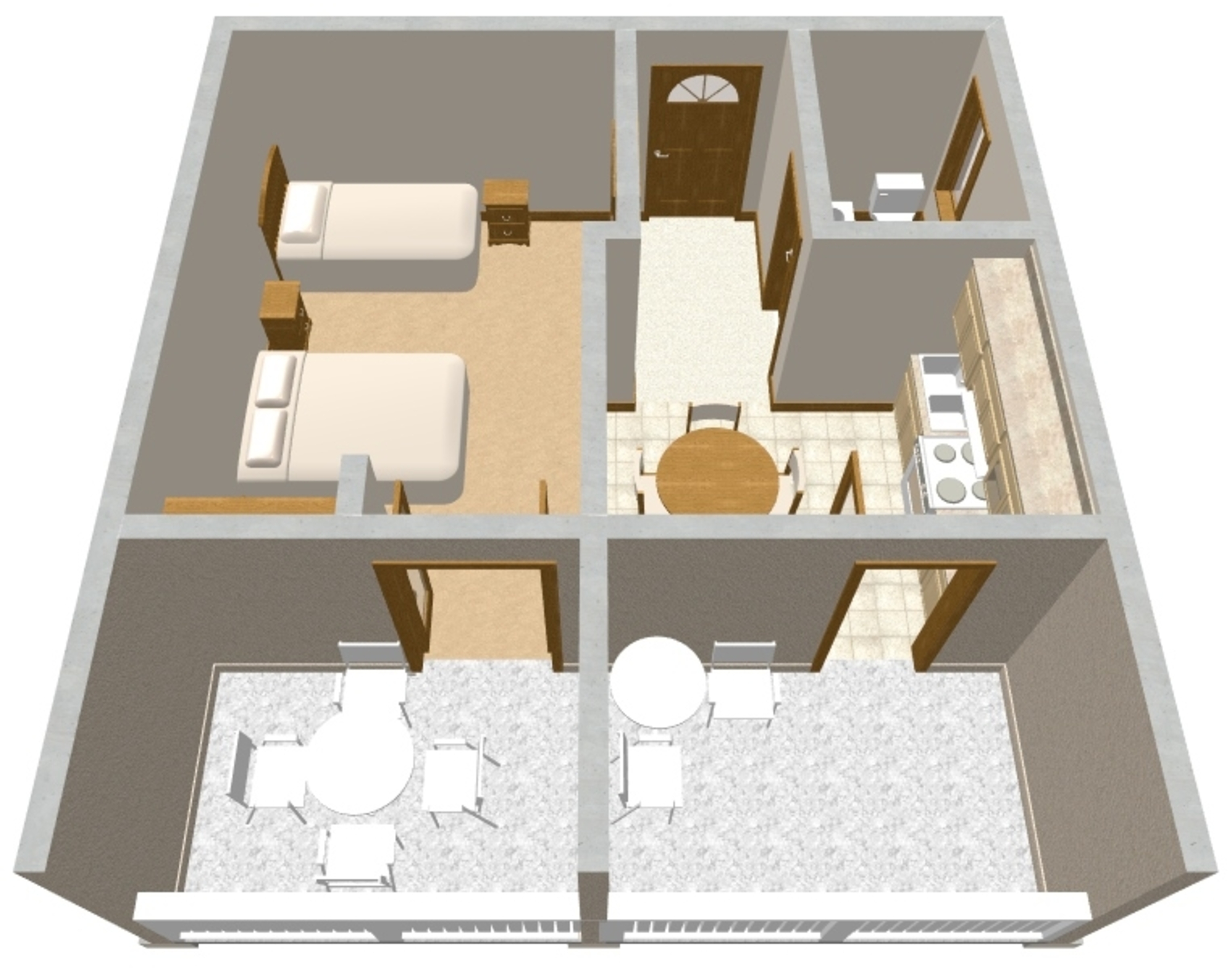 One bedroom apartment near beach Kneža, Korčula  A-a