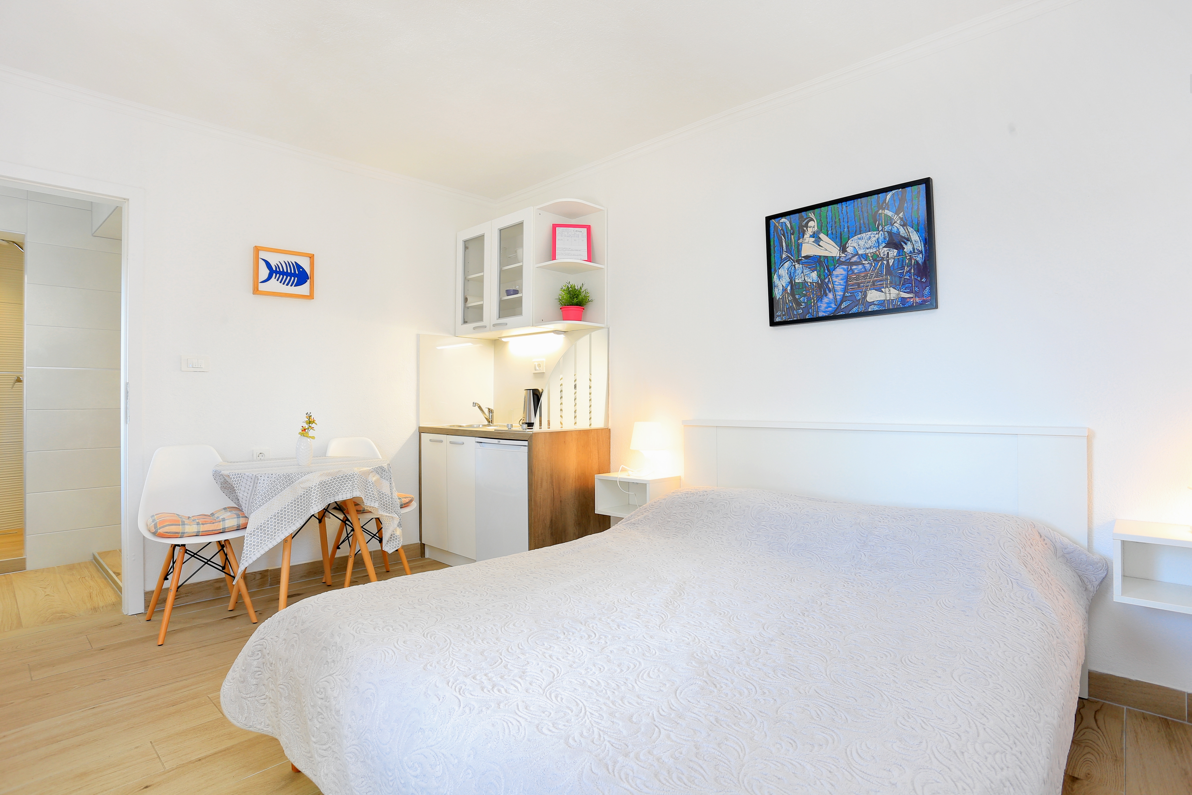 Studio flat with terrace and sea view Trogir  AS-a