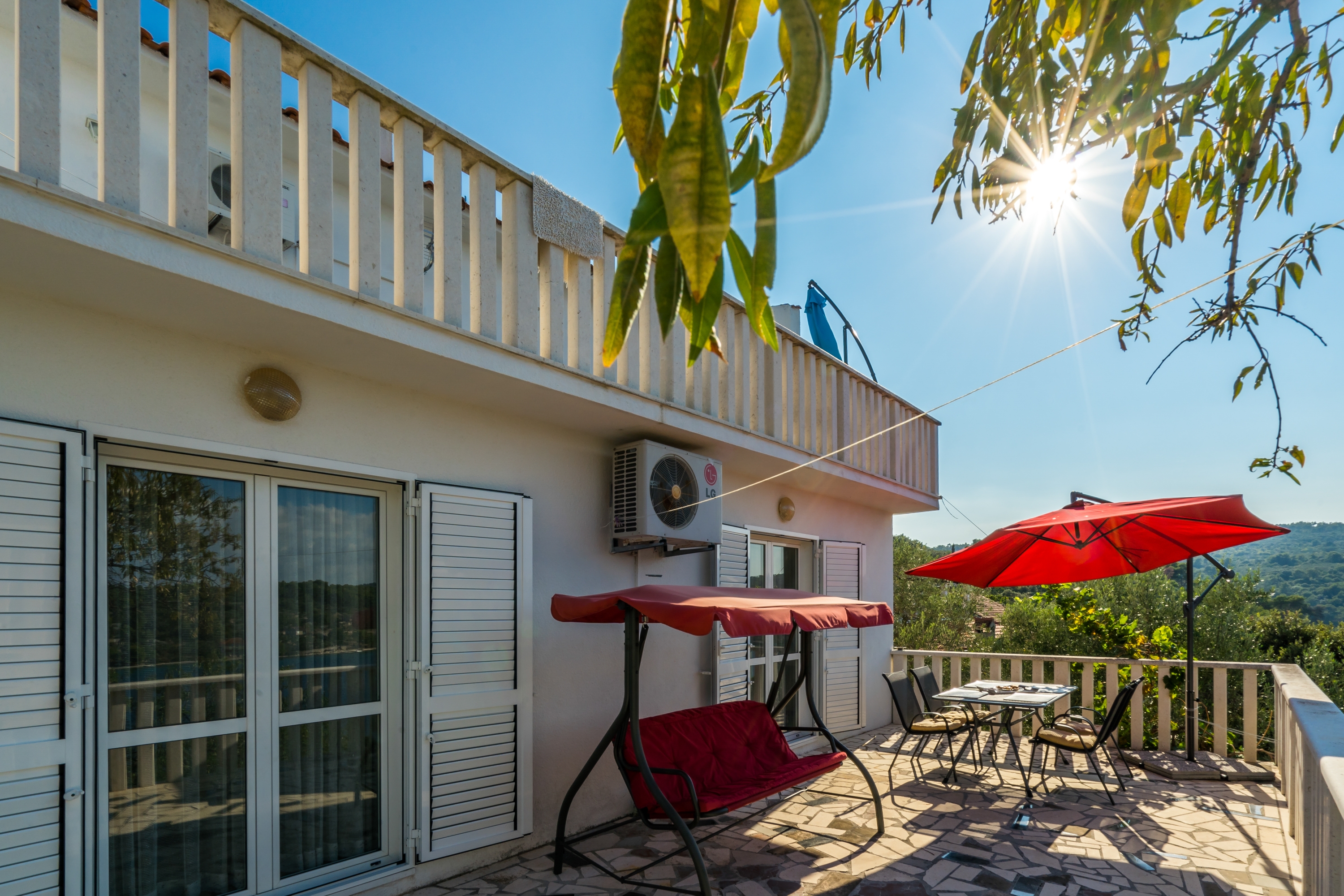 Two bedroom apartment with terrace and sea view Nečujam, Šolta  A-a