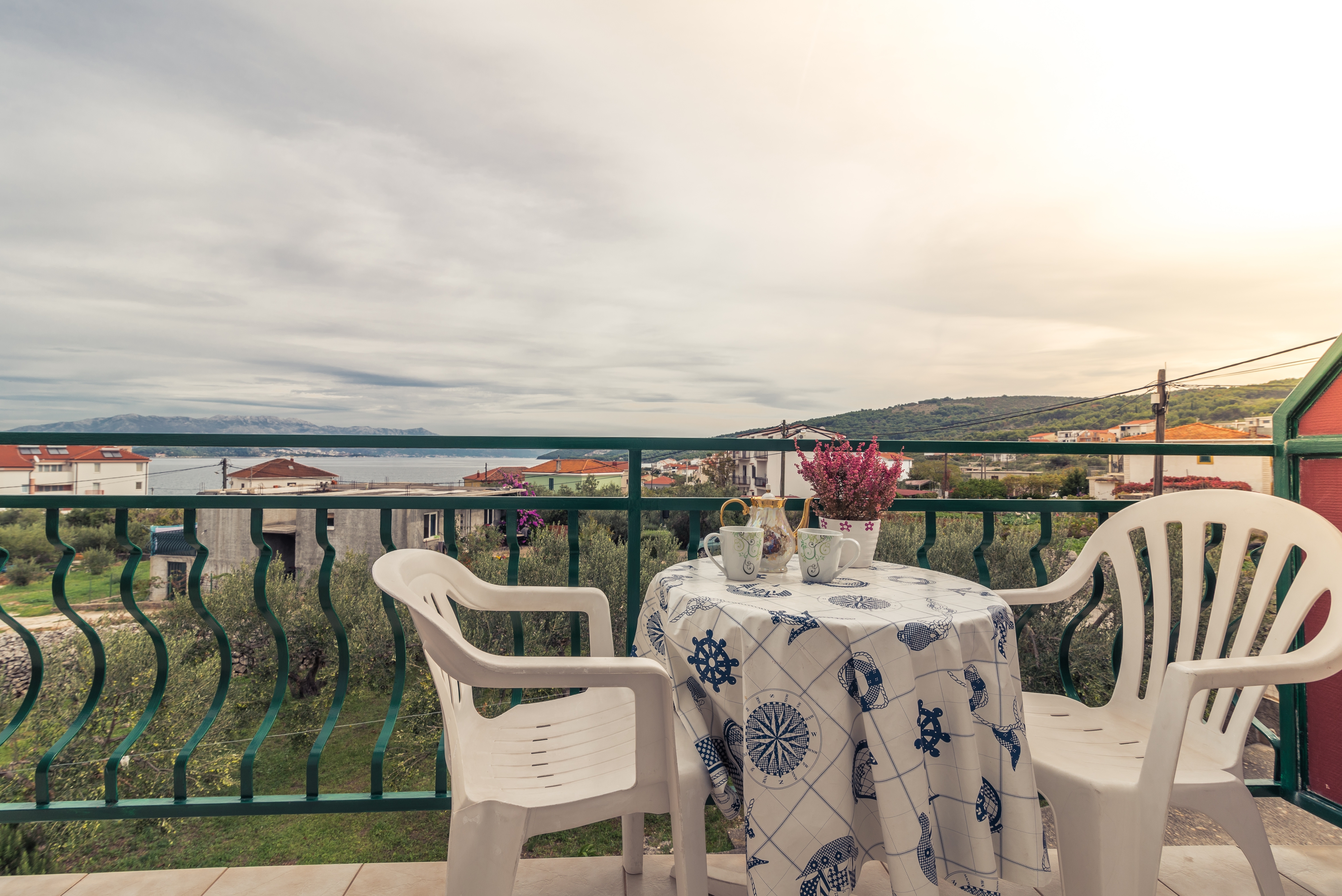 Two bedroom apartment with terrace and sea view Slatine, Čiovo  A-a