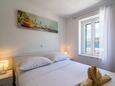 Schlafzimmer 2 Arbanija, Schlafzimmer 2 in folgender Unterkunftsart apartment, Klimaanlage vorhanden, Haustiere erlaubt und WiFi.