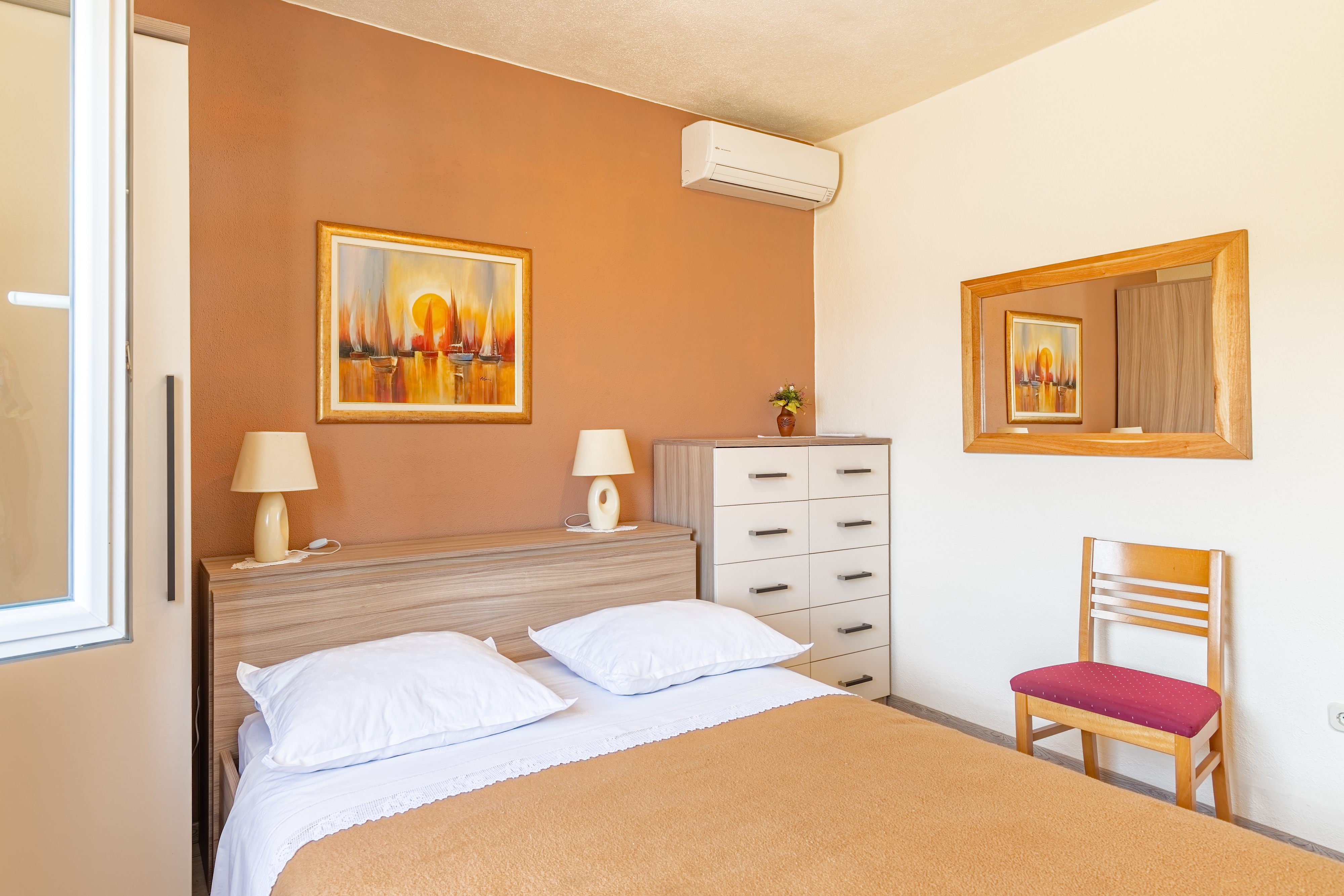 Three bedroom apartment with terrace Povlja, Brač  A-a