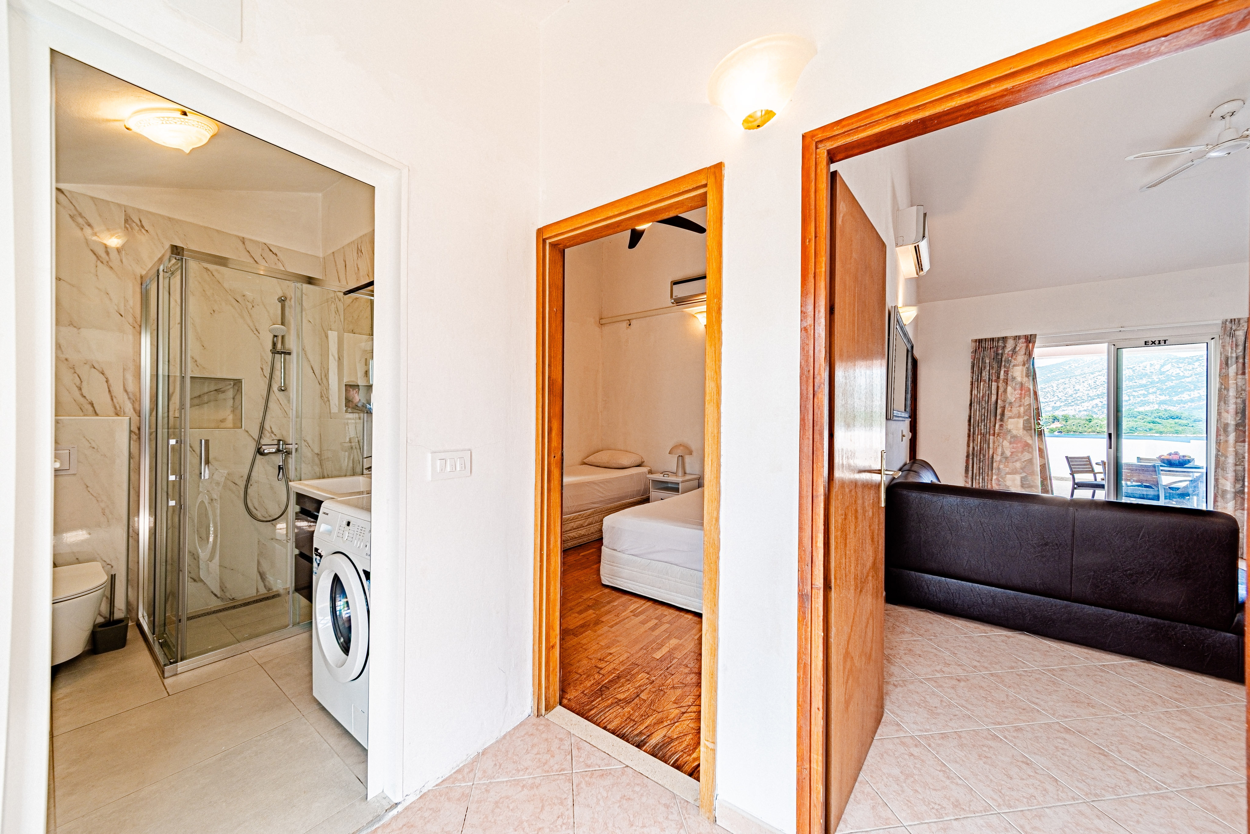 Two bedroom apartment near beach Kneža, Korčula  A-c