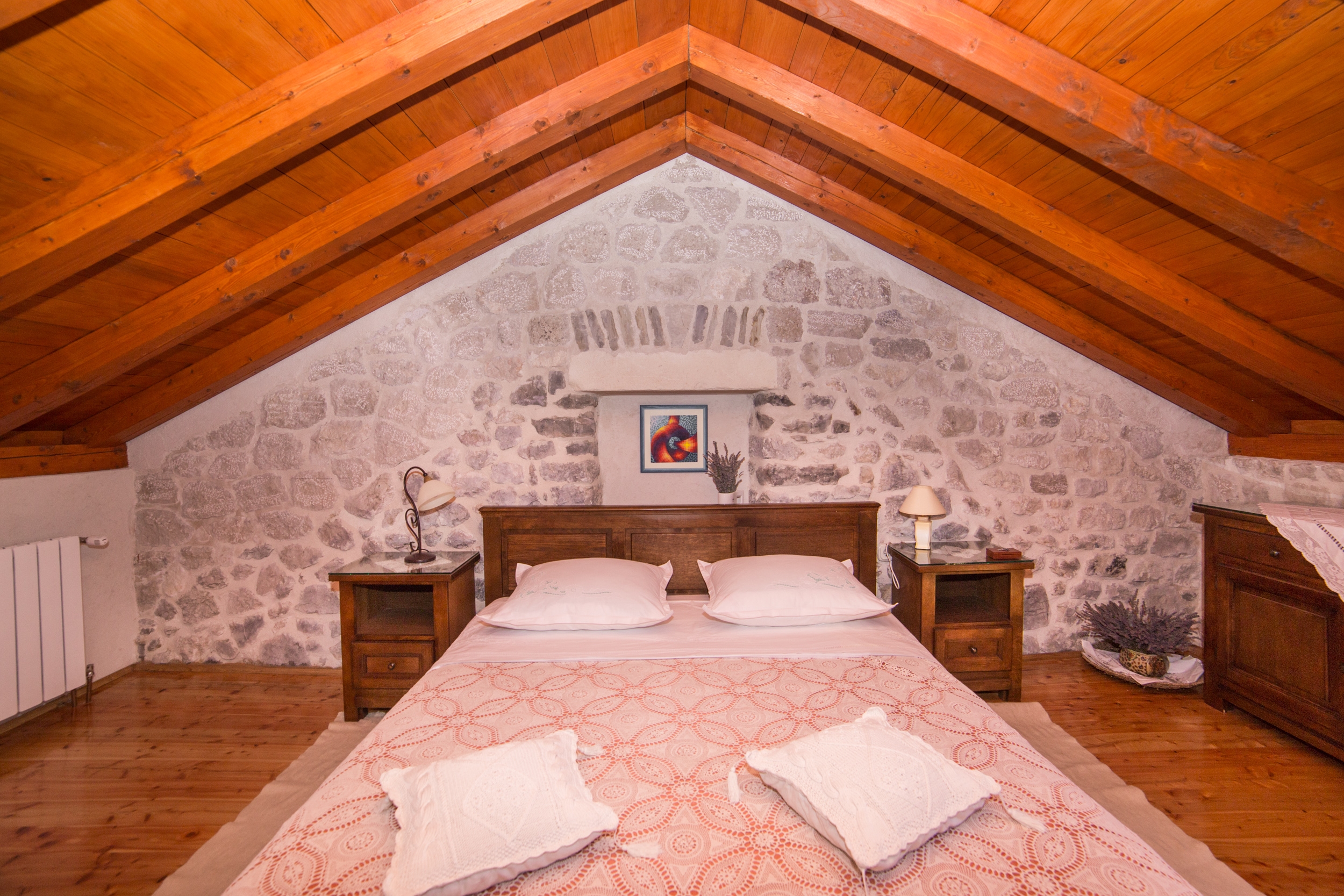 Two bedroom house with terrace and sea view Gornja Podgora, Makarska  K