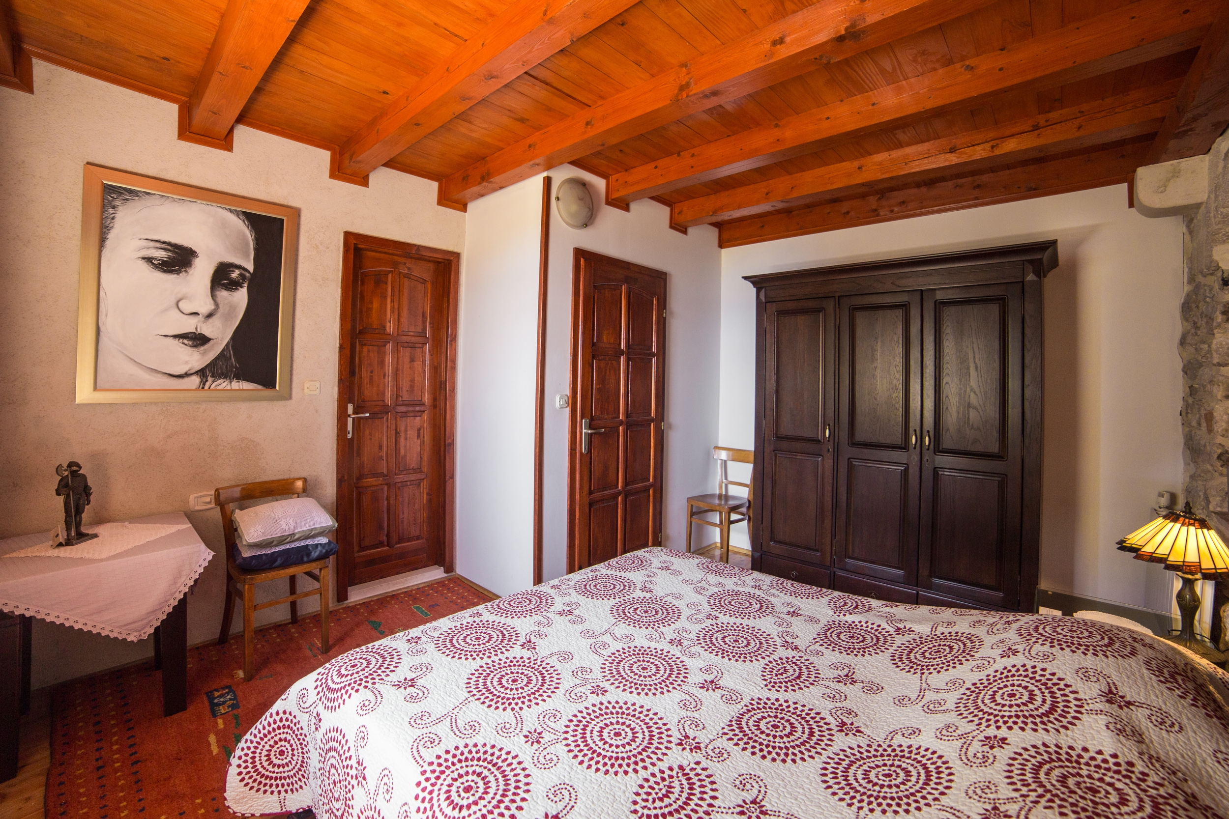 Two bedroom house with terrace and sea view Gornja Podgora, Makarska  K