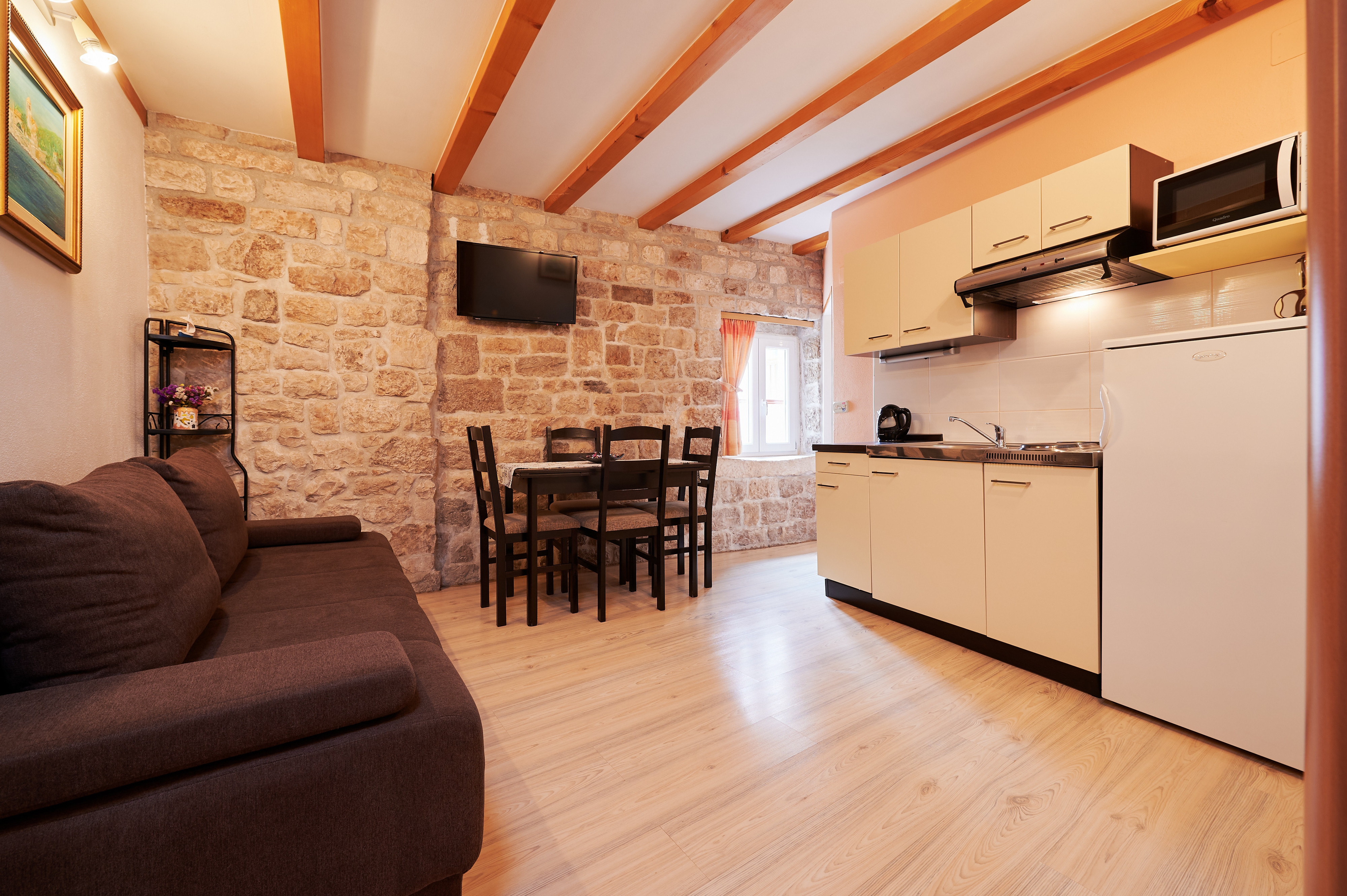 One bedroom apartment with air-conditioning Trogir (A-16844-b)