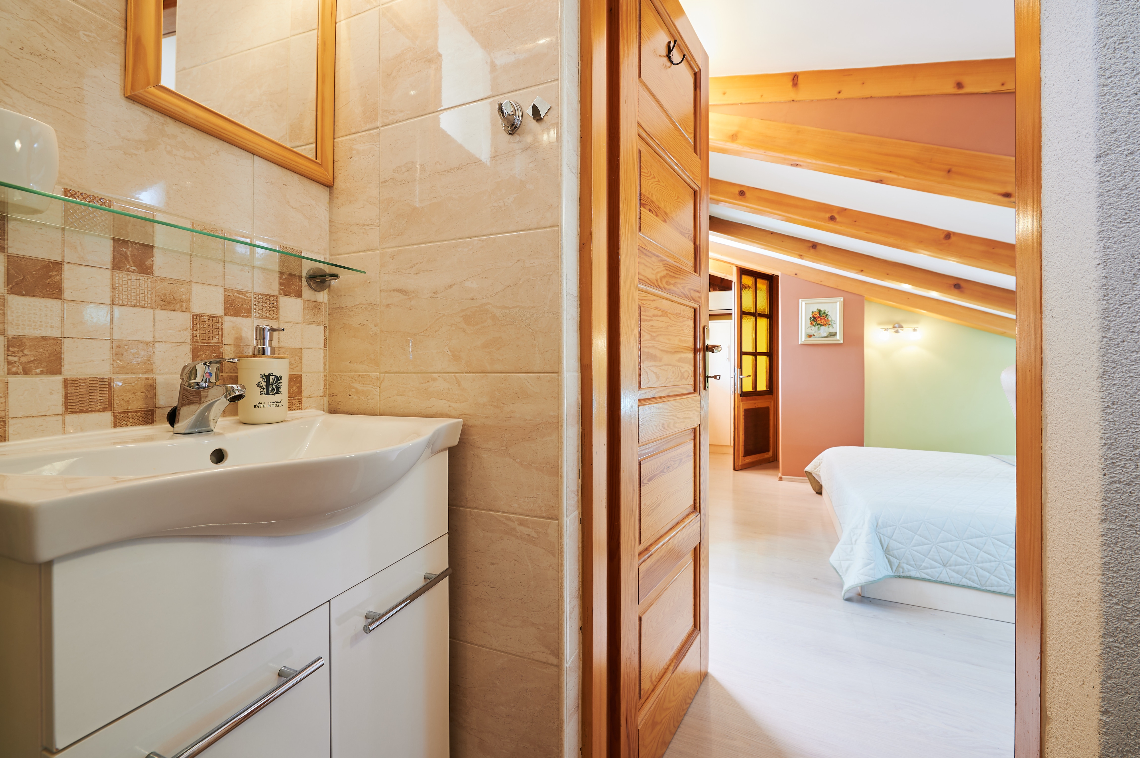 Studio flat with balcony Trogir  AS-a