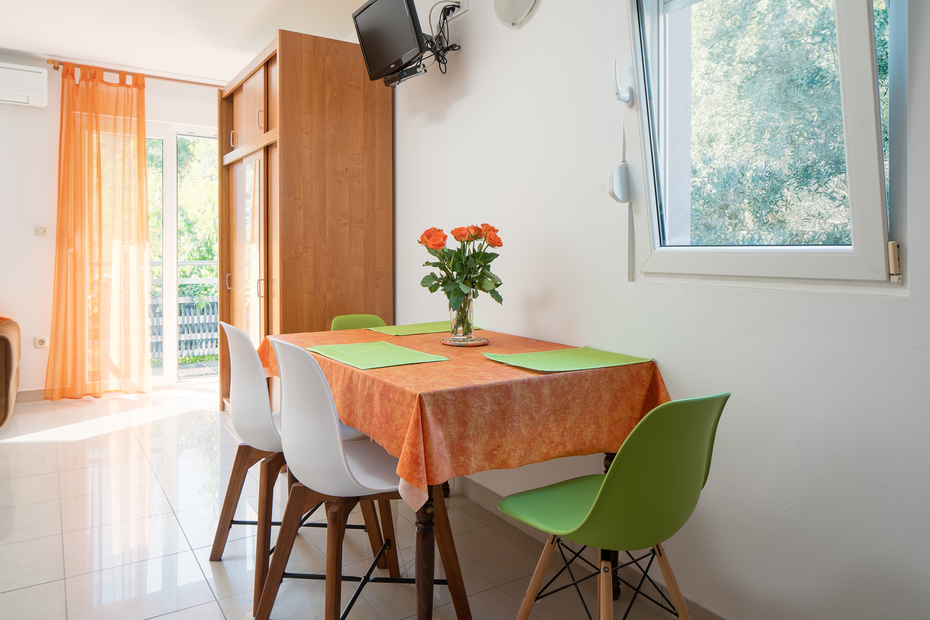 Studio flat with balcony Duće, Omiš (AS-16877-c)