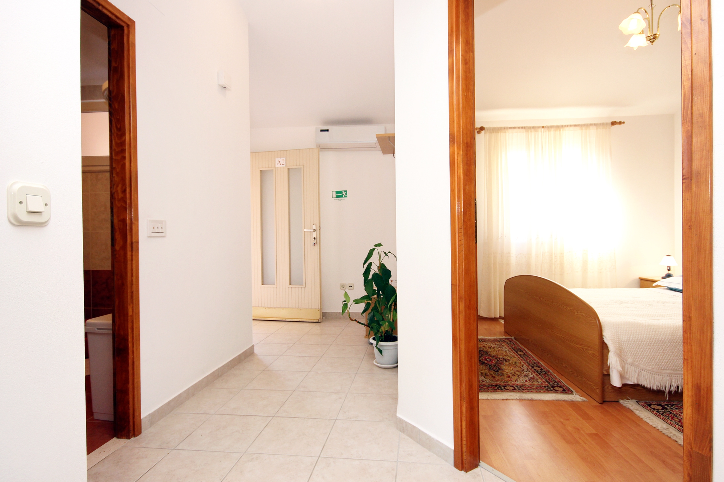 Two bedroom apartment with terrace and sea view Gršćica, Korčula  A-b