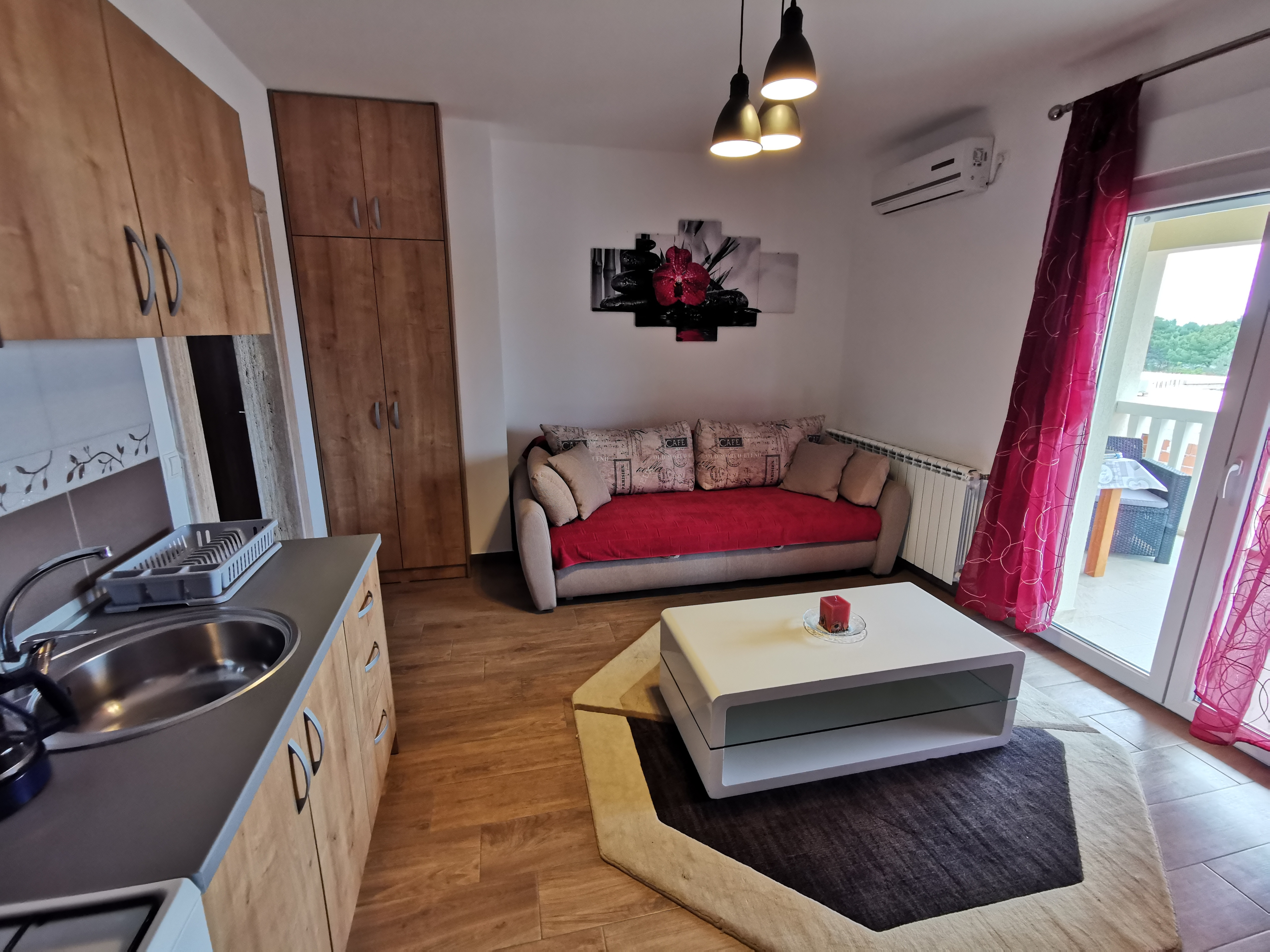 One bedroom apartment with terrace Vodice  A-a
