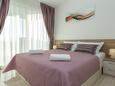 Ložnice 1 Novalja, Ložnice 1 v ubytování typu apartment, domácí mazlíčci povoleni a WiFi.