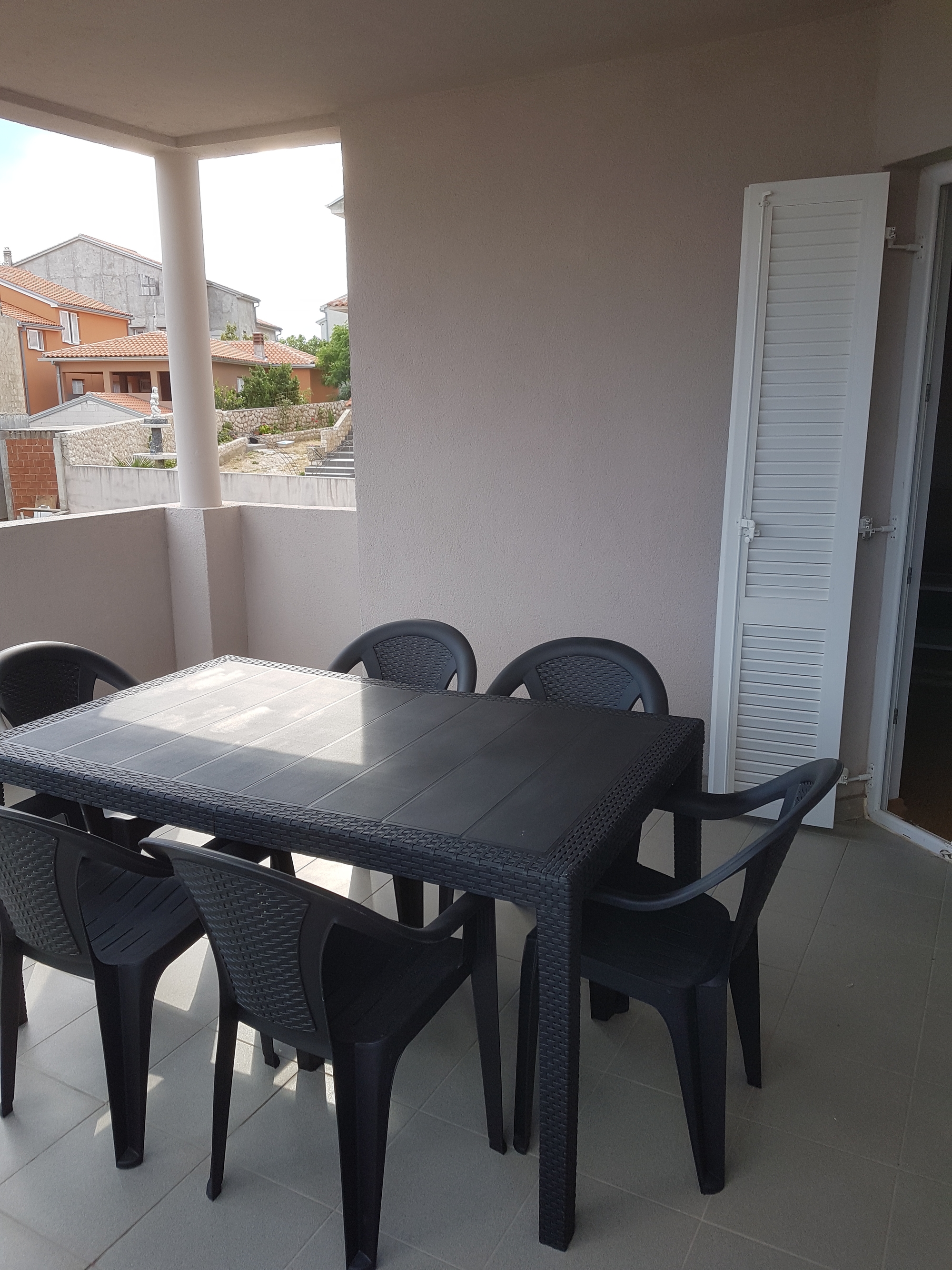 Two bedroom apartment with terrace and sea view Novi Vinodolski  A-b