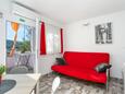 Obývací pokoj Marina, Obývací pokoj v ubytování typu apartment, s klimatizací a WiFi.