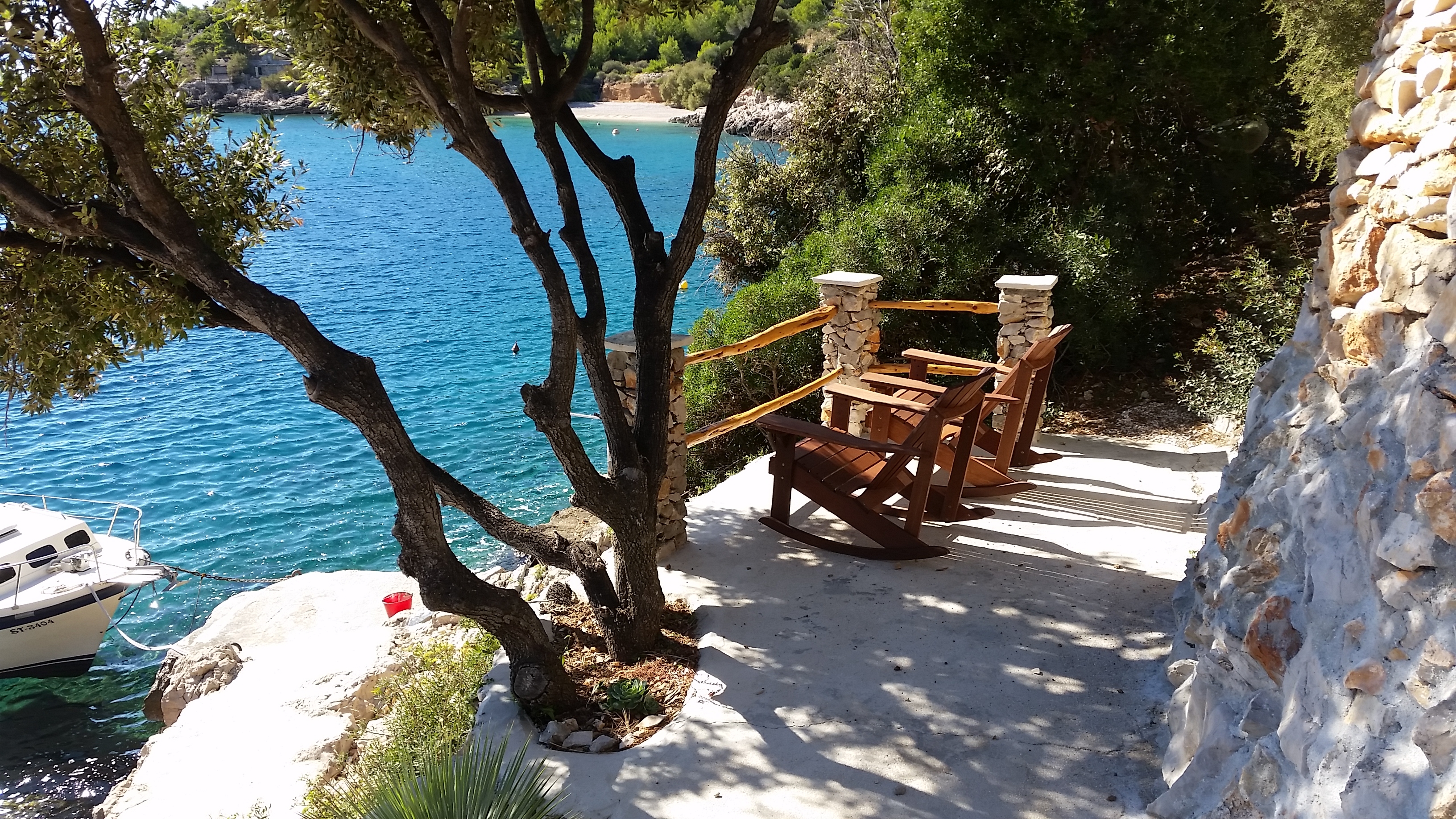 Two bedroom house near beach Cove Špiljice, Brač  K
