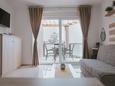 Гостиная Novalja, Гостиная в размещении типа apartment, доступный кондиционер и WiFi.