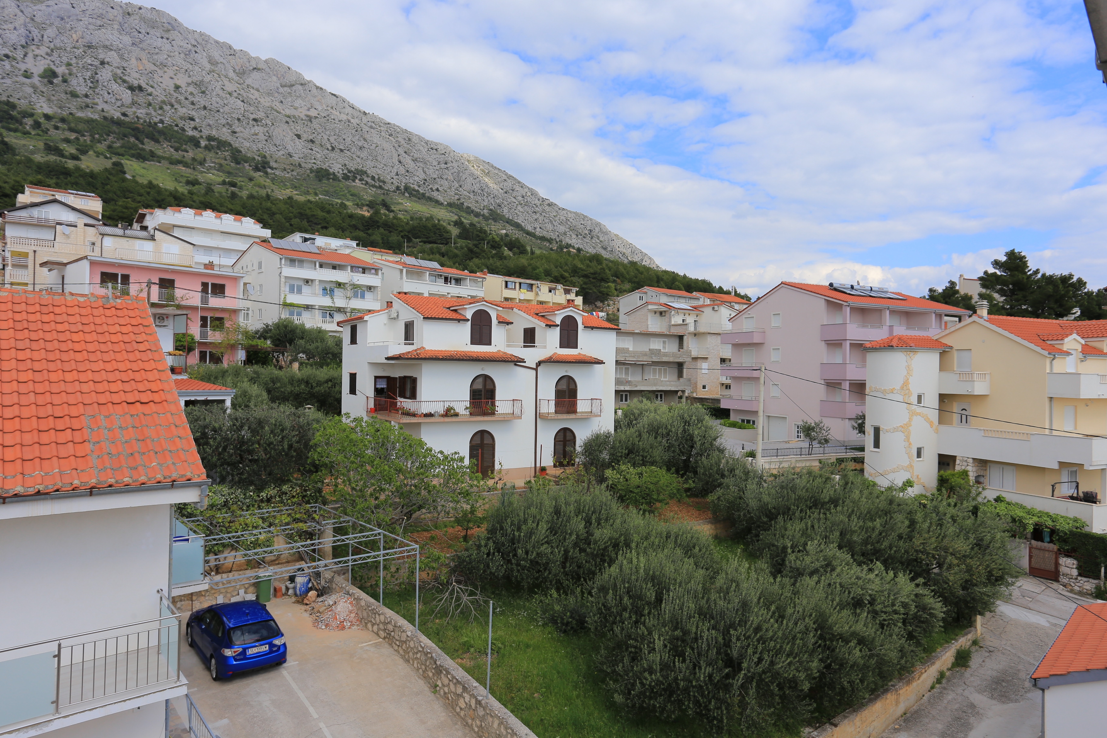One bedroom apartment with terrace and sea view Nemira, Omiš  A-b