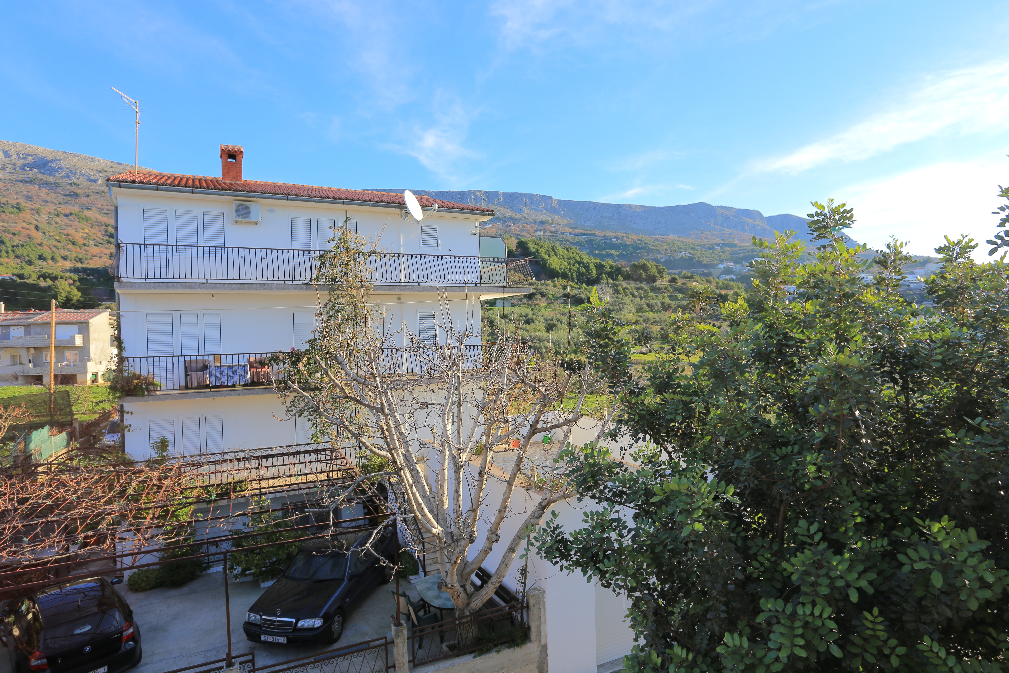 Three bedroom apartment with balcony and sea view Podstrana, Split  A-b