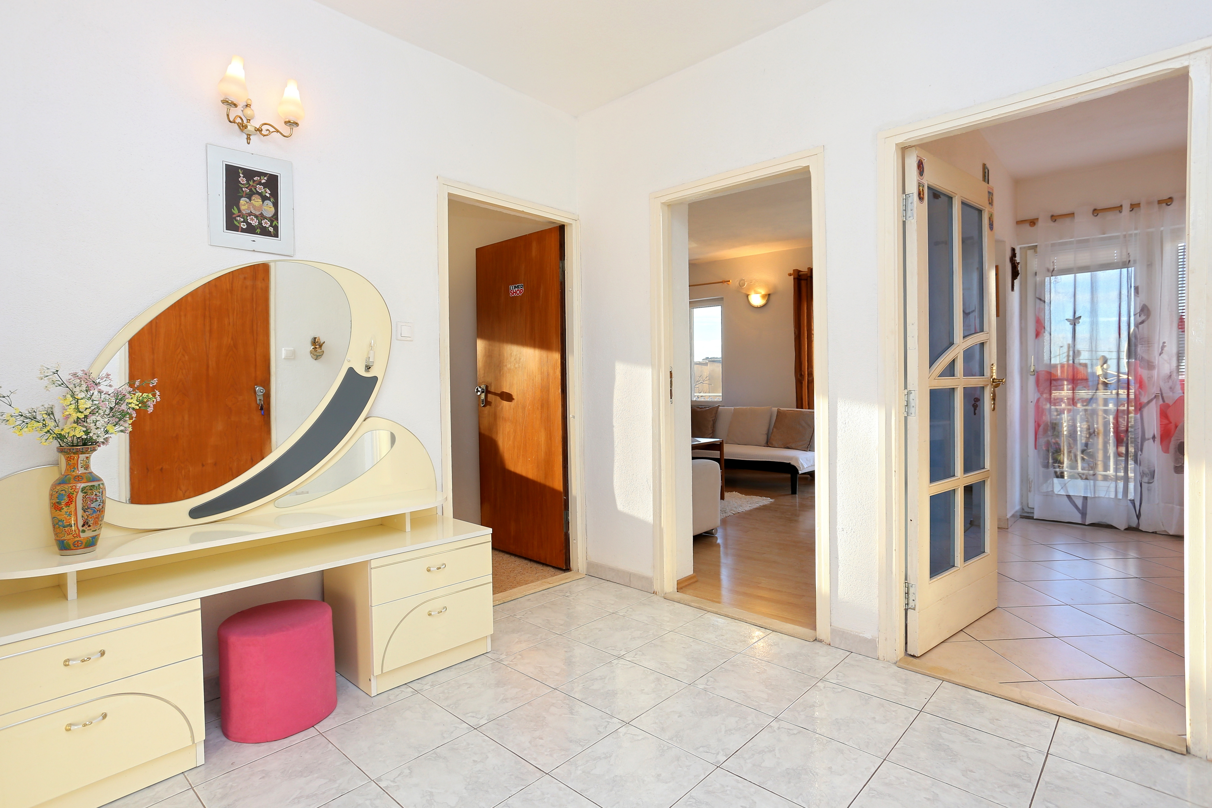 Three bedroom apartment with balcony and sea view Podstrana, Split  A-b