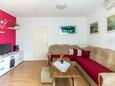 Pokój dzienny Makarska, Pokój dzienny w zakwaterowaniu typu apartment, Dostępna klimatyzacja i WiFi.