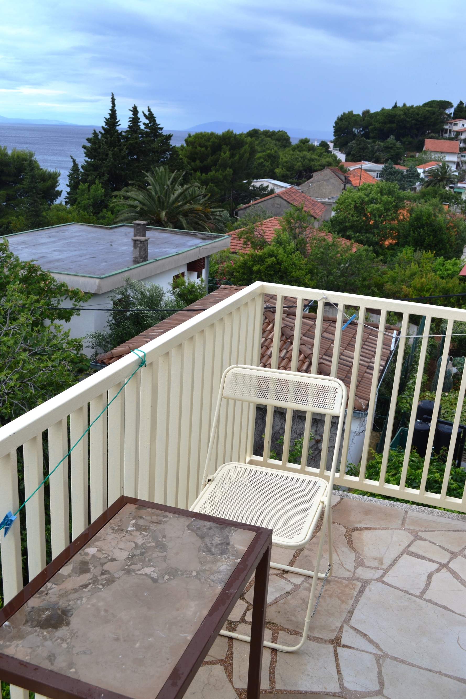 One bedroom apartment with balcony and sea view Živogošće - Mala Duba, Makarska  A-c