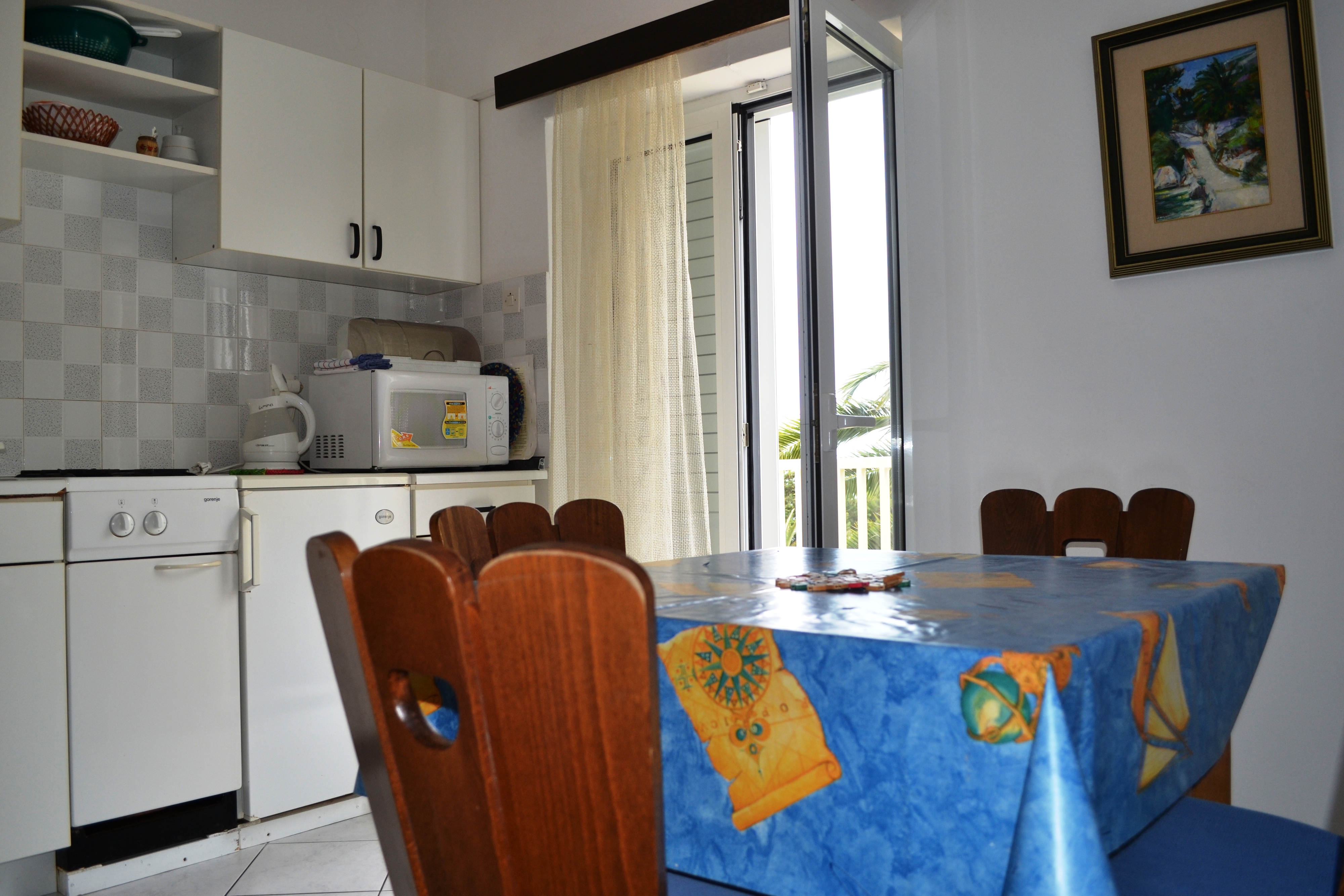 One bedroom apartment with balcony and sea view Živogošće - Mala Duba, Makarska  A-c