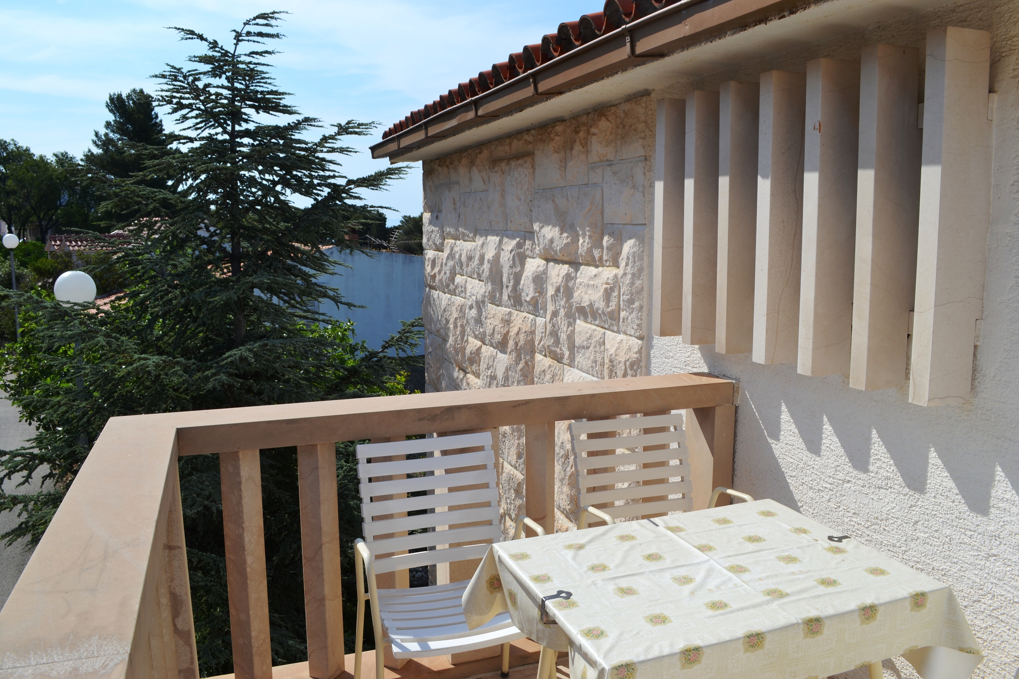 Two bedroom apartment with terrace and sea view Živogošće - Mala Duba, Makarska  A-d