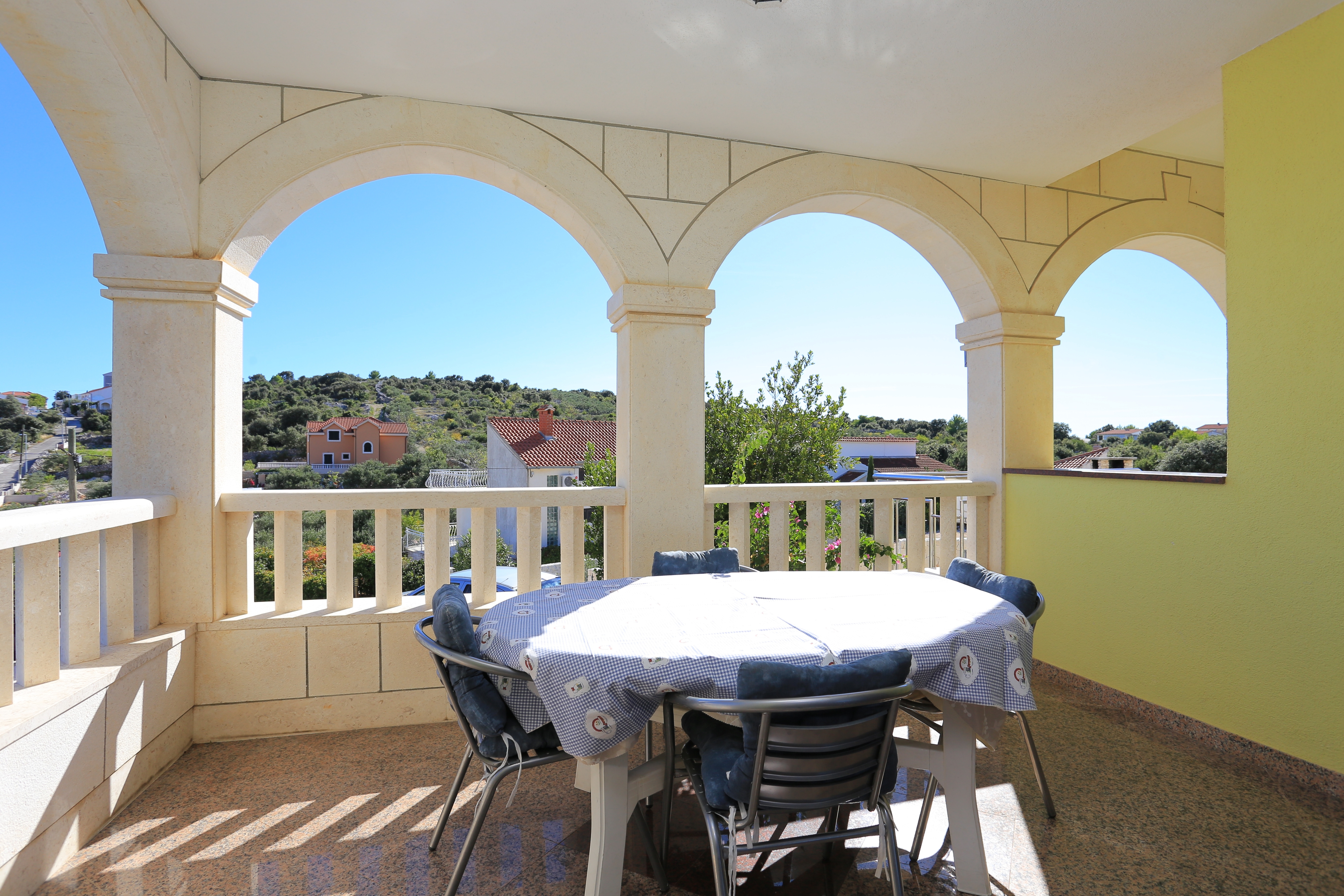 One bedroom apartment with terrace and sea view Cove Oštrička luka, Rogoznica  A-a