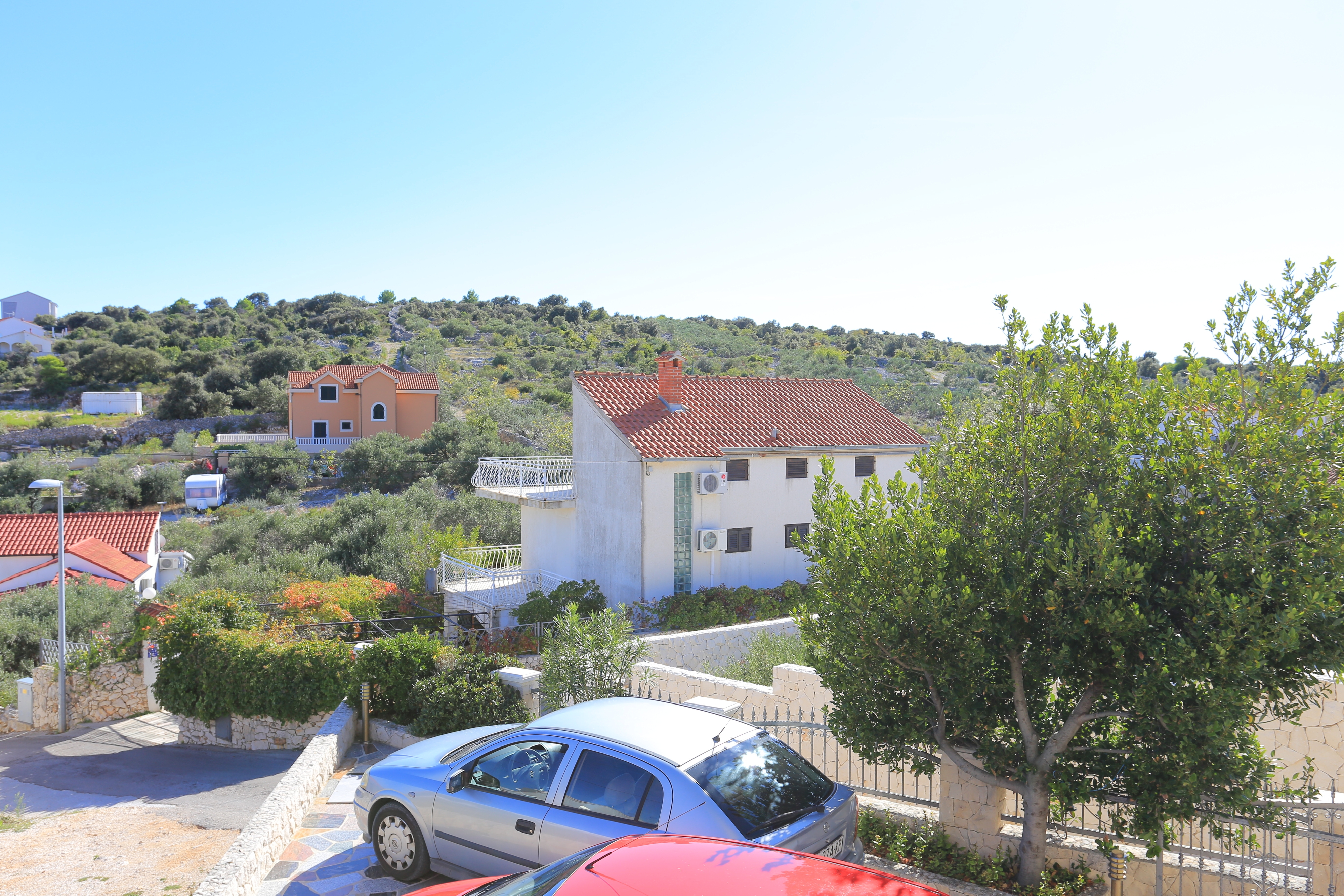 One bedroom apartment with terrace and sea view Cove Oštrička luka, Rogoznica  A-a