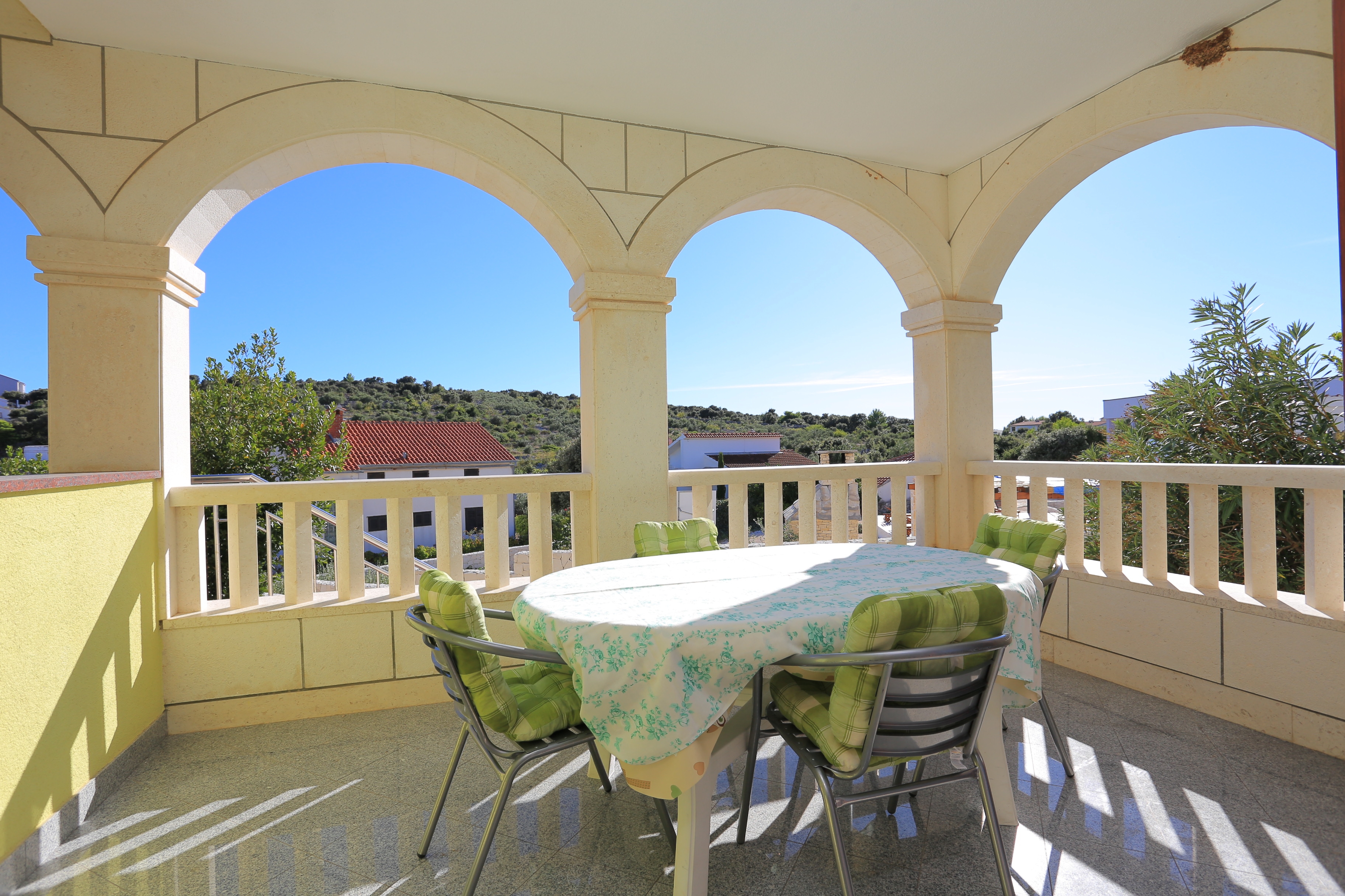 One bedroom apartment with terrace and sea view Cove Oštrička luka, Rogoznica (A-17086-b)