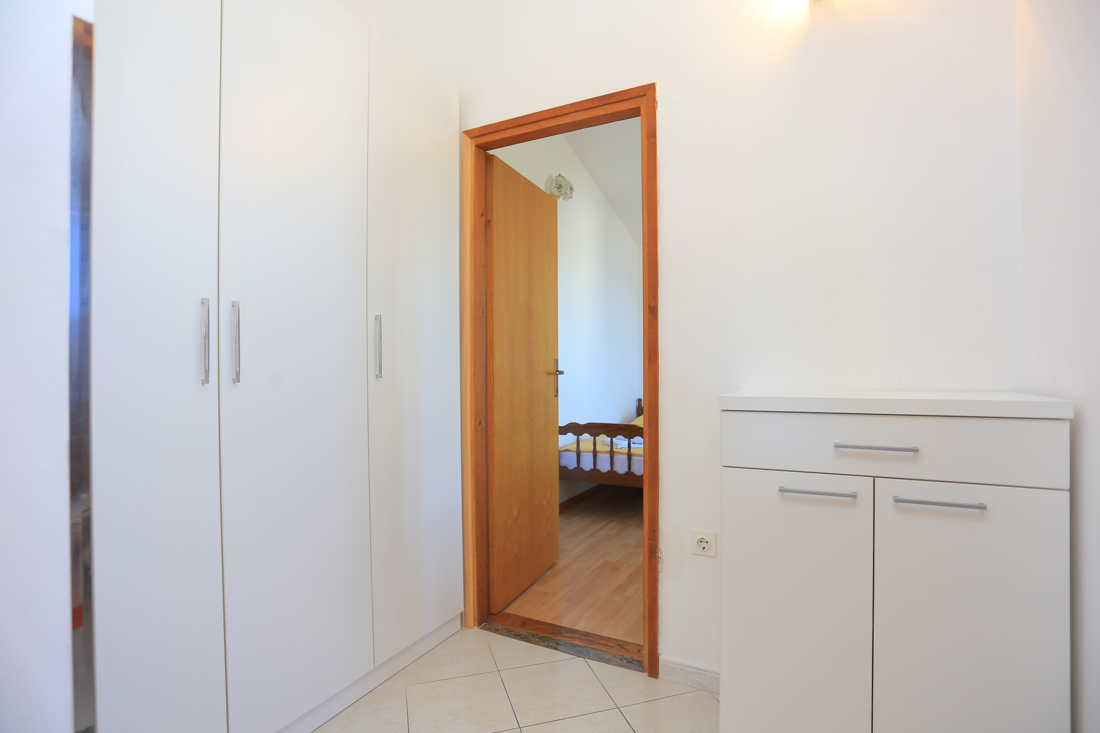 One bedroom apartment with terrace and sea view Cove Oštrička luka, Rogoznica  A-c