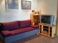 Sala de estar Novalja, Sala de estar in the apartment, air condition available y WiFi.