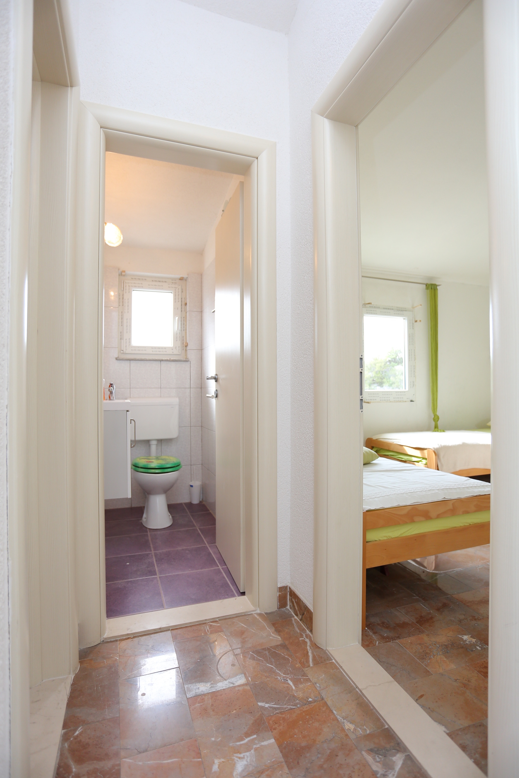 Two bedroom apartment with terrace and sea view Cove Ljubljeva, Trogir  A-a