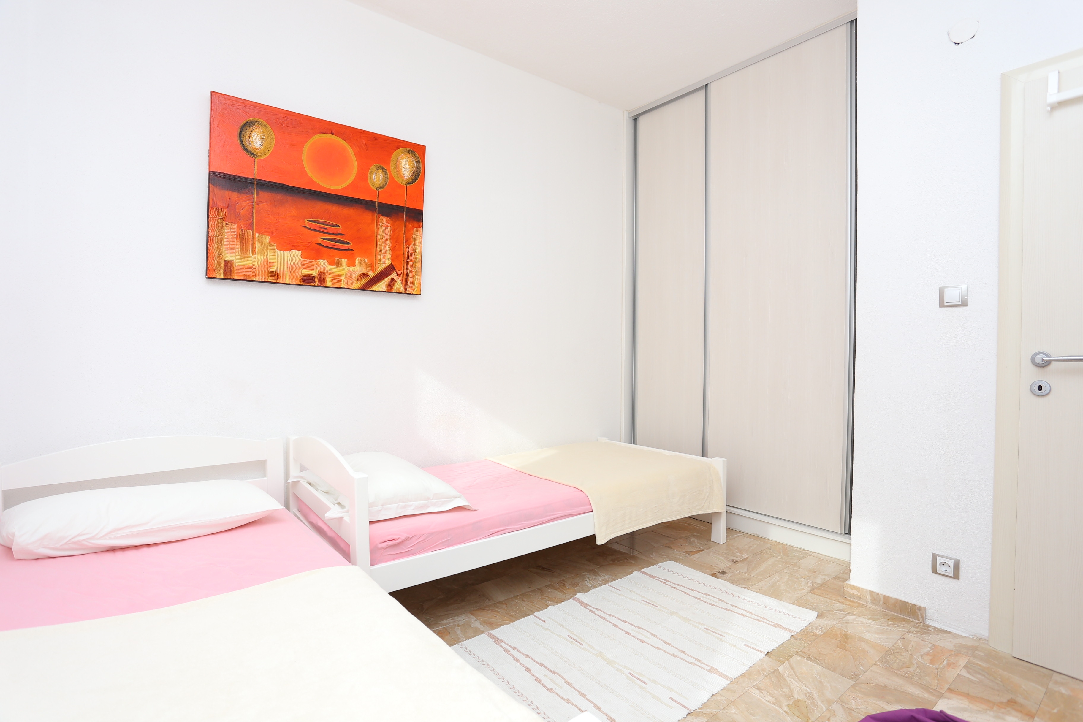 Two bedroom apartment with terrace and sea view Cove Ljubljeva, Trogir  A-c