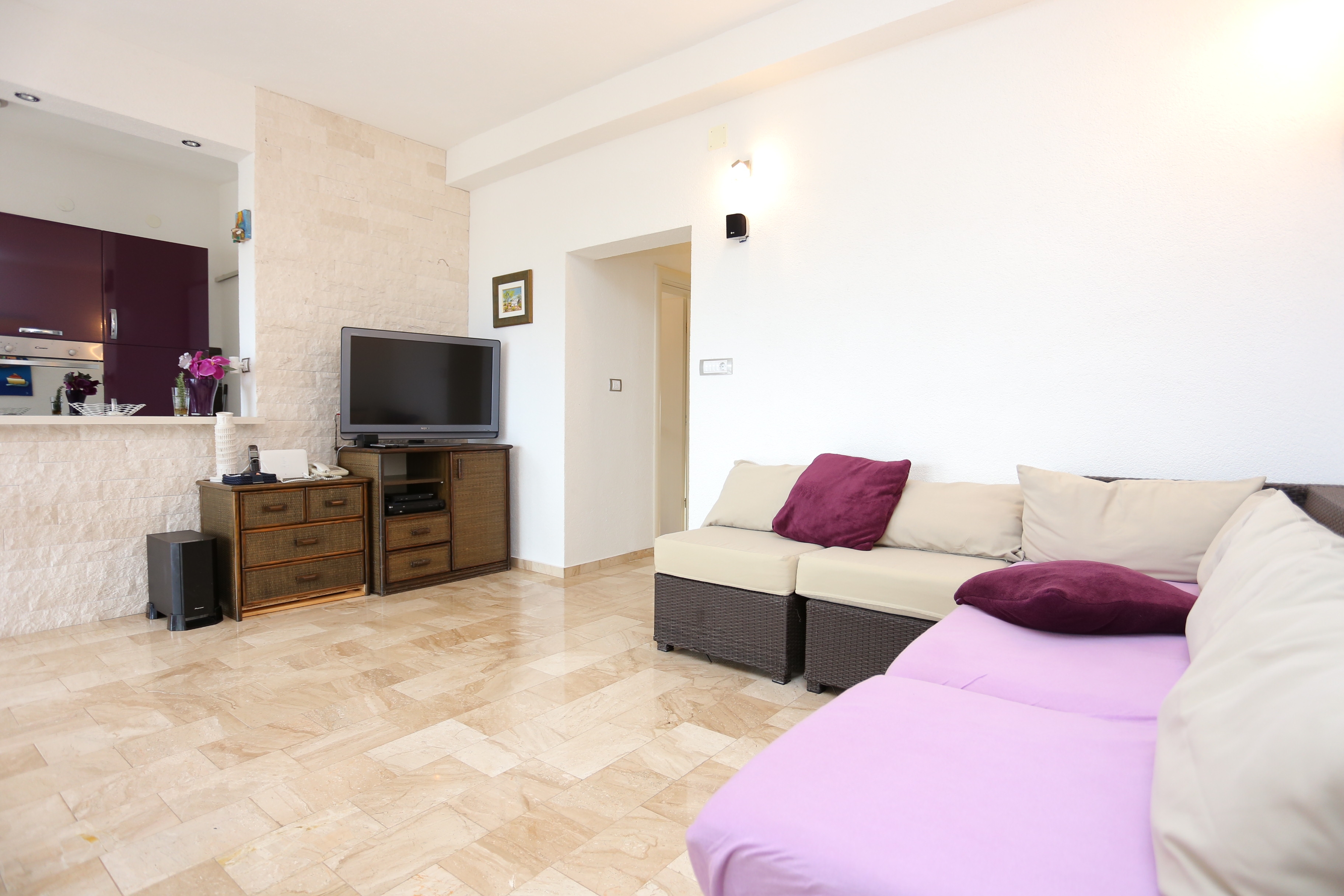 Two bedroom apartment with terrace and sea view Cove Ljubljeva, Trogir (A-17122-c)