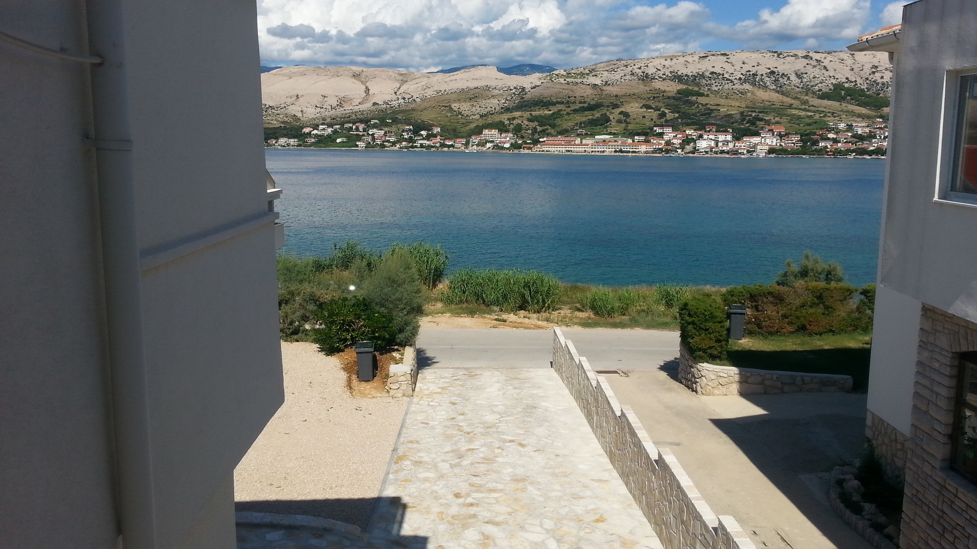 Studio flat with terrace and sea view Pag  AS-b