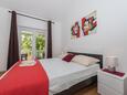 Ložnice 1 Vodice, Ložnice 1 v ubytování typu apartment, domácí mazlíčci povoleni a WiFi.