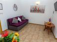 Obývací pokoj Novalja, Obývací pokoj v ubytování typu apartment, s klimatizací a WiFi.