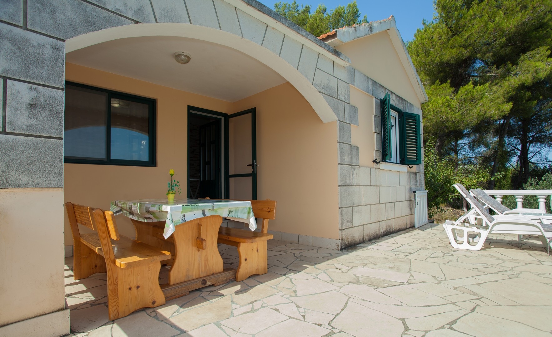 Two bedroom house near beach Cove Gabrica, Korčula  K