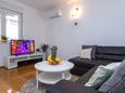 Obývací pokoj Novalja, Obývací pokoj v ubytování typu apartment, s klimatizací, domácí mazlíčci povoleni a WiFi.
